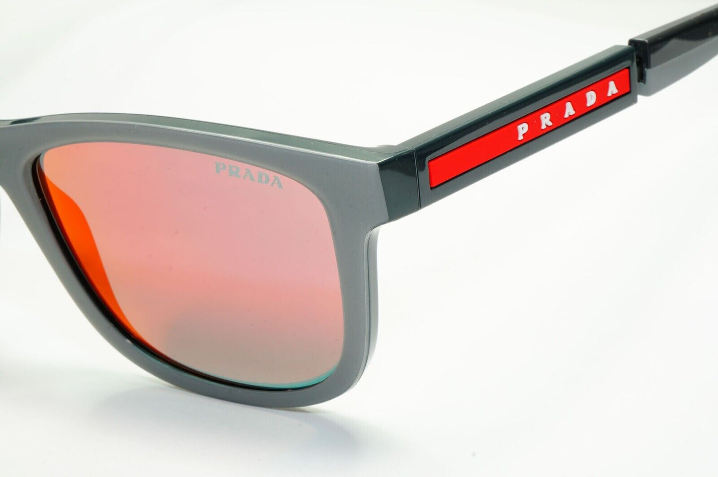 Prada Sunglasses Grey Mirror Red Blue Orange PS04XS SPS 04X 01S-08F [B] 39723