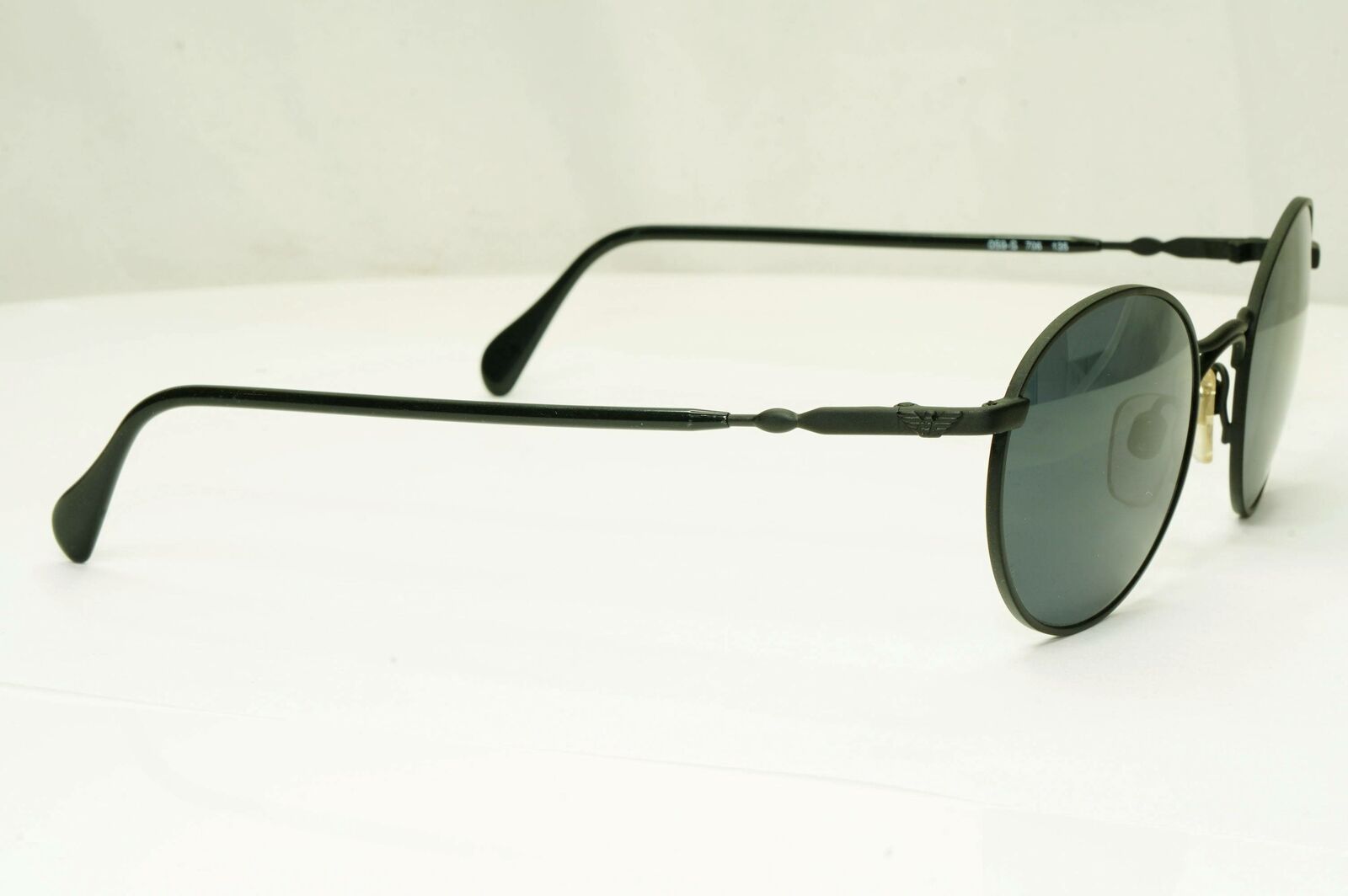 Emporio Armani 1997 Vintage Sunglasses Mens Womens Metal Round Black 059-S 706