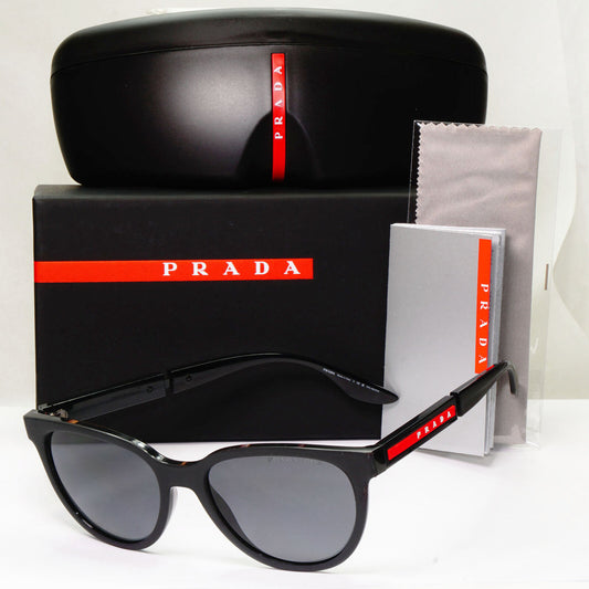 Prada Sunglasses Polarized Black Sunglasses Square PS05XS SPS 05X DG0-02G 54mm