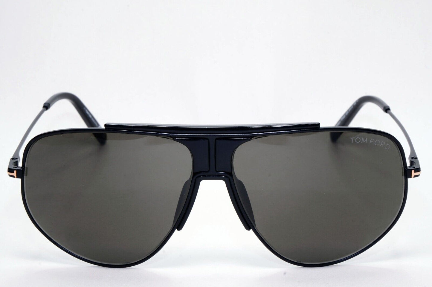 Tom Ford Sunglasses Addison Black Grey Pilot Metal FT0928 TF 928 02A 61mm