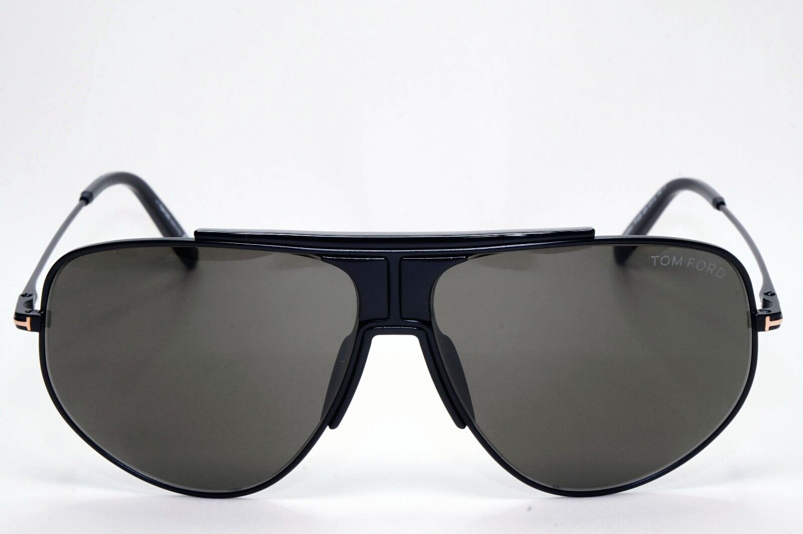 Tom Ford Sunglasses Addison Black Grey Pilot Metal FT0928 TF 928 02A 61mm