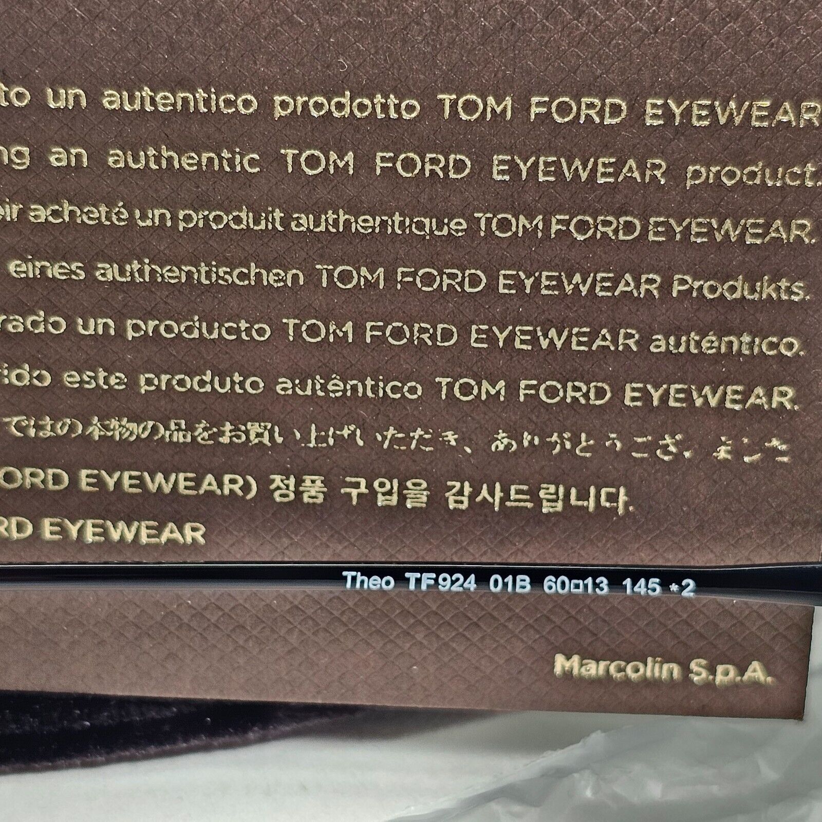 Tom Ford Sunglasses Theo Black Brown Gradient Pilot FT0924 TF 924 01B 60mm