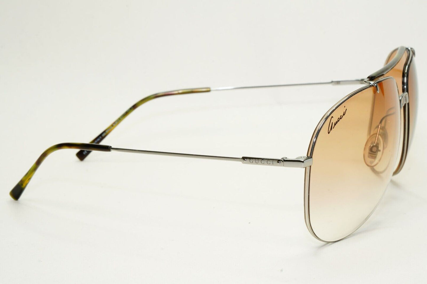 Gucci Sunglasses 2009 Vintage Light Weight Pilot Brown GG 1852/S 6LBK3 301024