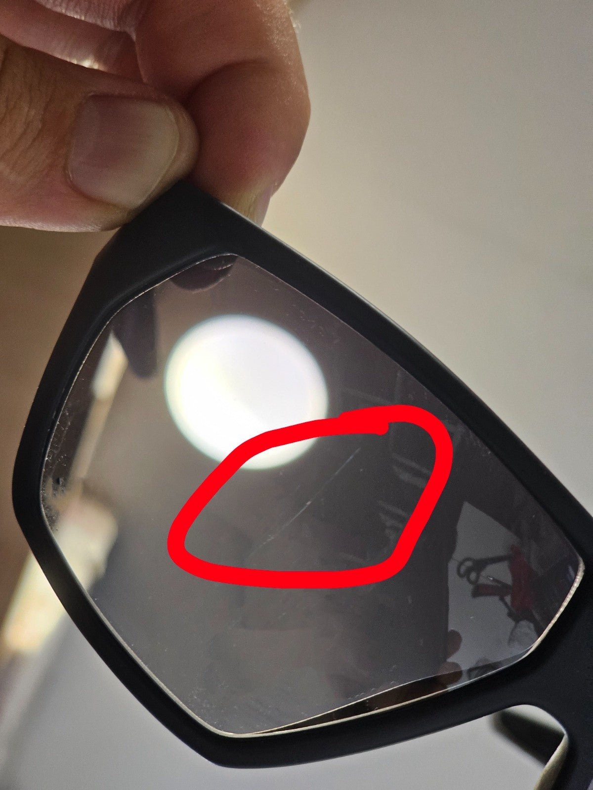 Prada Sunglasses Polarized Black  Wrap Grey Rubber PS08US SPS 08U 453-5W1 [b]