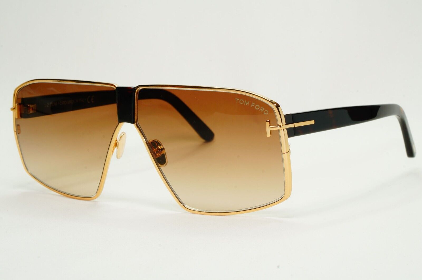 Tom Ford Sunglasses Reno Brown Gold Tortoise Square FT0911 TF 911 30F 66mm