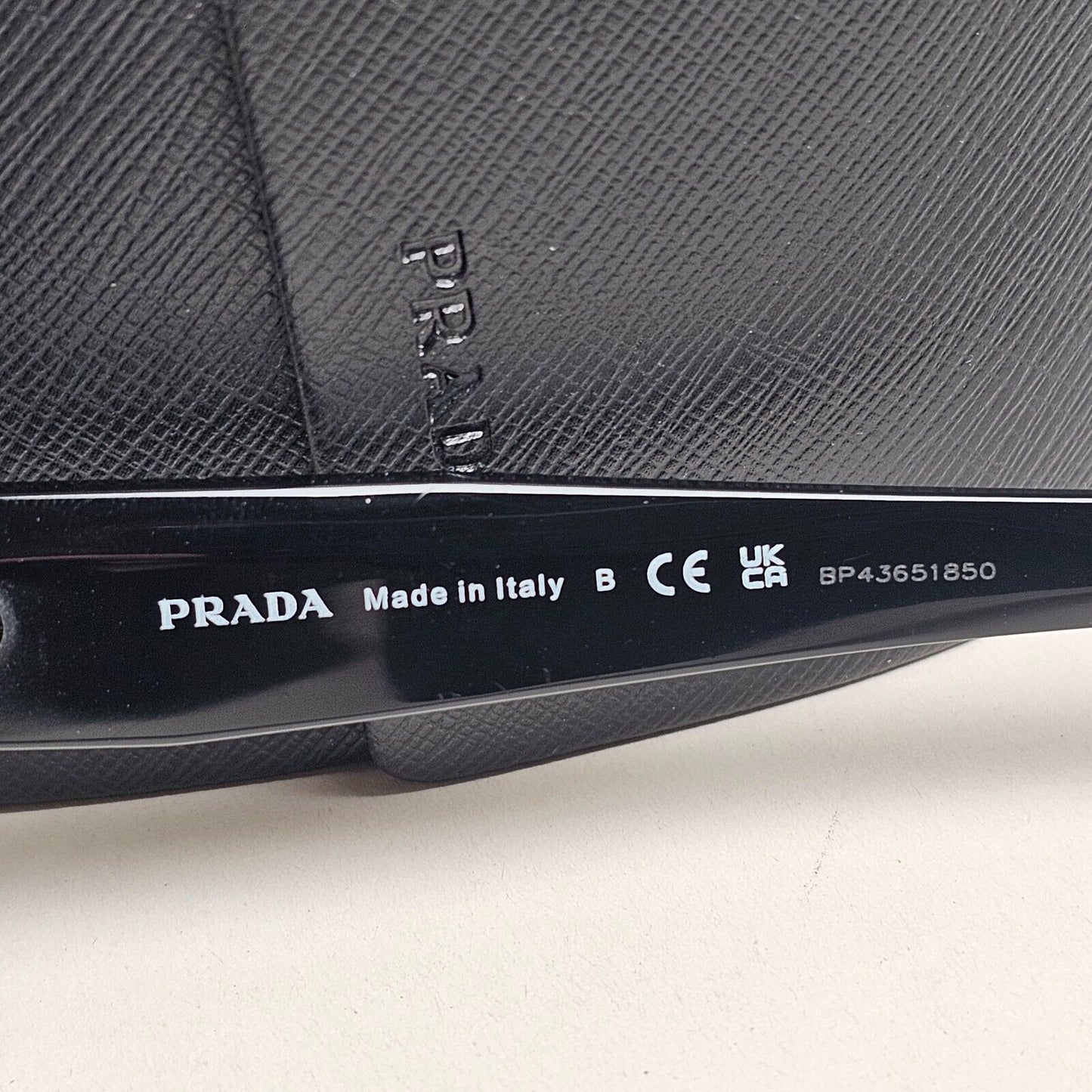 Prada Sunglasses 2023 Black Symbole Square PR19WS SPR 19W 1AB-5S0 52mm 210125