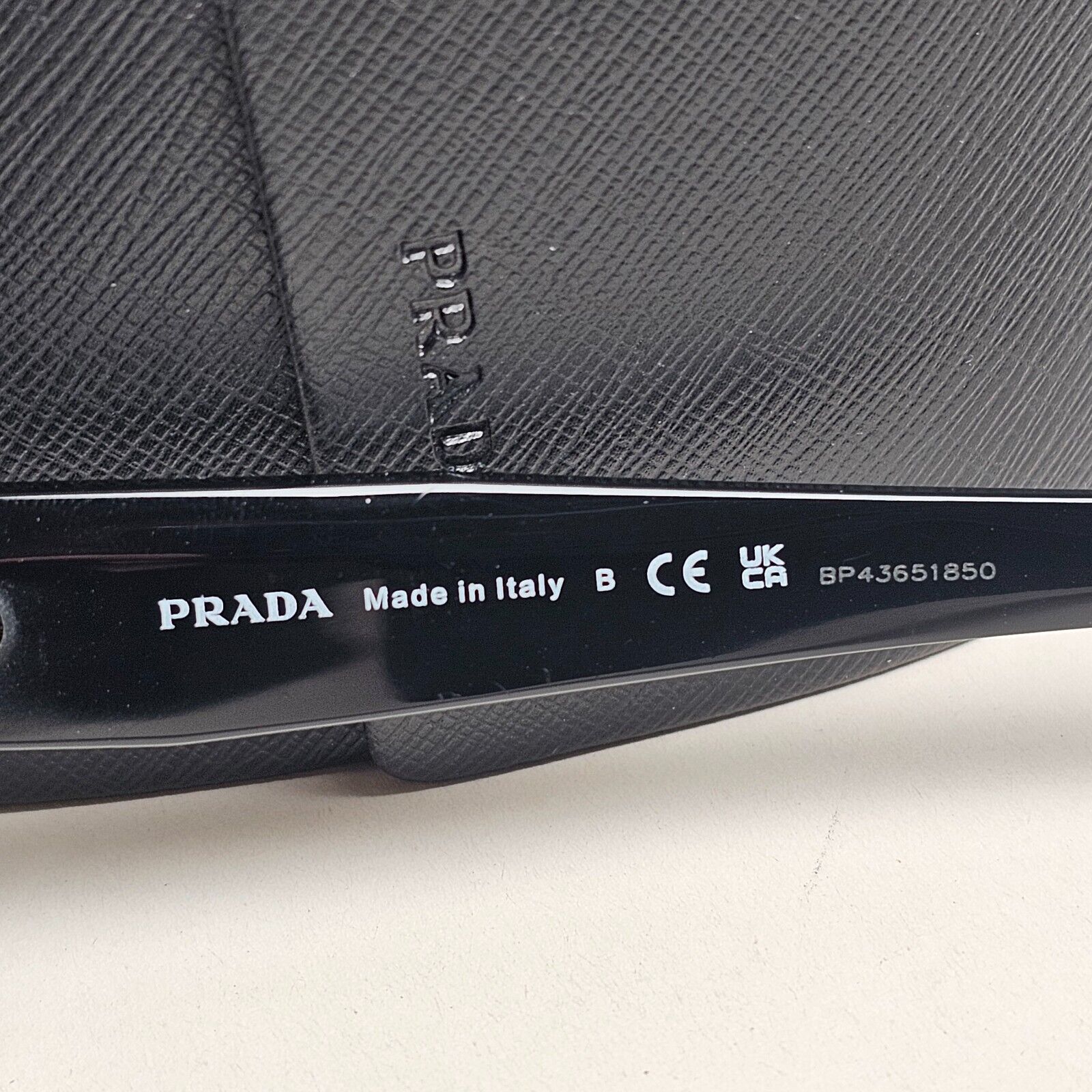 Prada Sunglasses 2023 Black Symbole Square PR19WS SPR 19W 1AB-5S0 52mm 210125