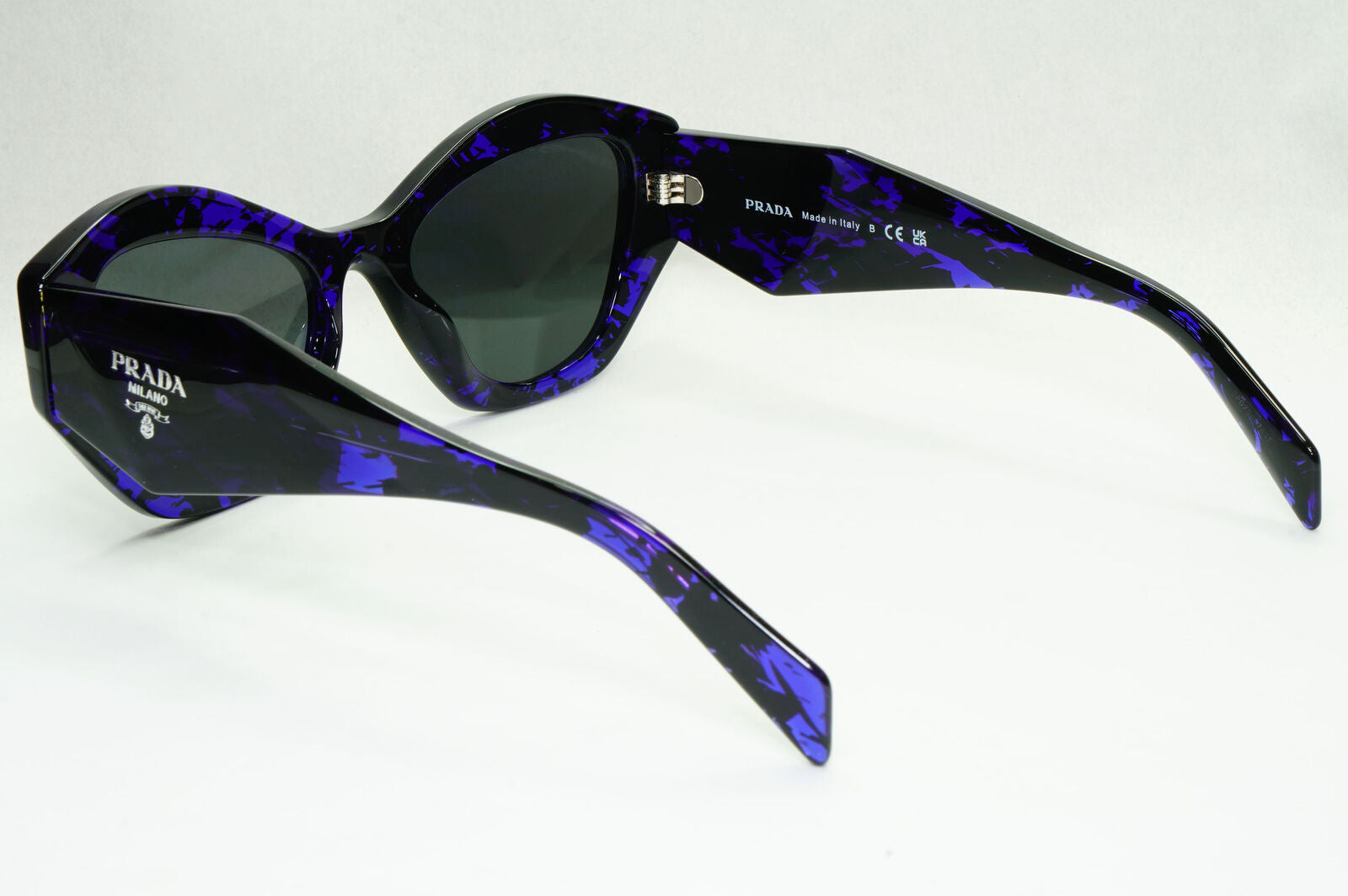 Prada Symbole Sunglasses Black Purple Marble PR07YS SPR 07Y 05V-5S0