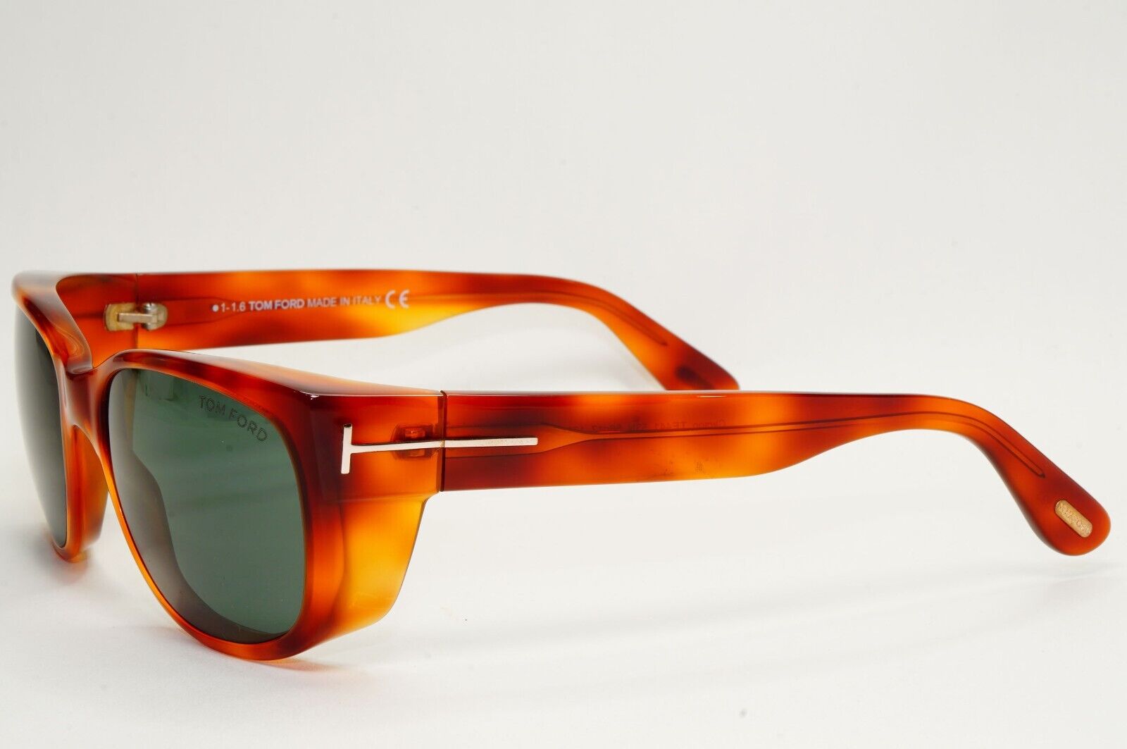 Tom Ford Sunglasses Carson Brown Tortoise Havana Green Square TF 441 53N FT0441