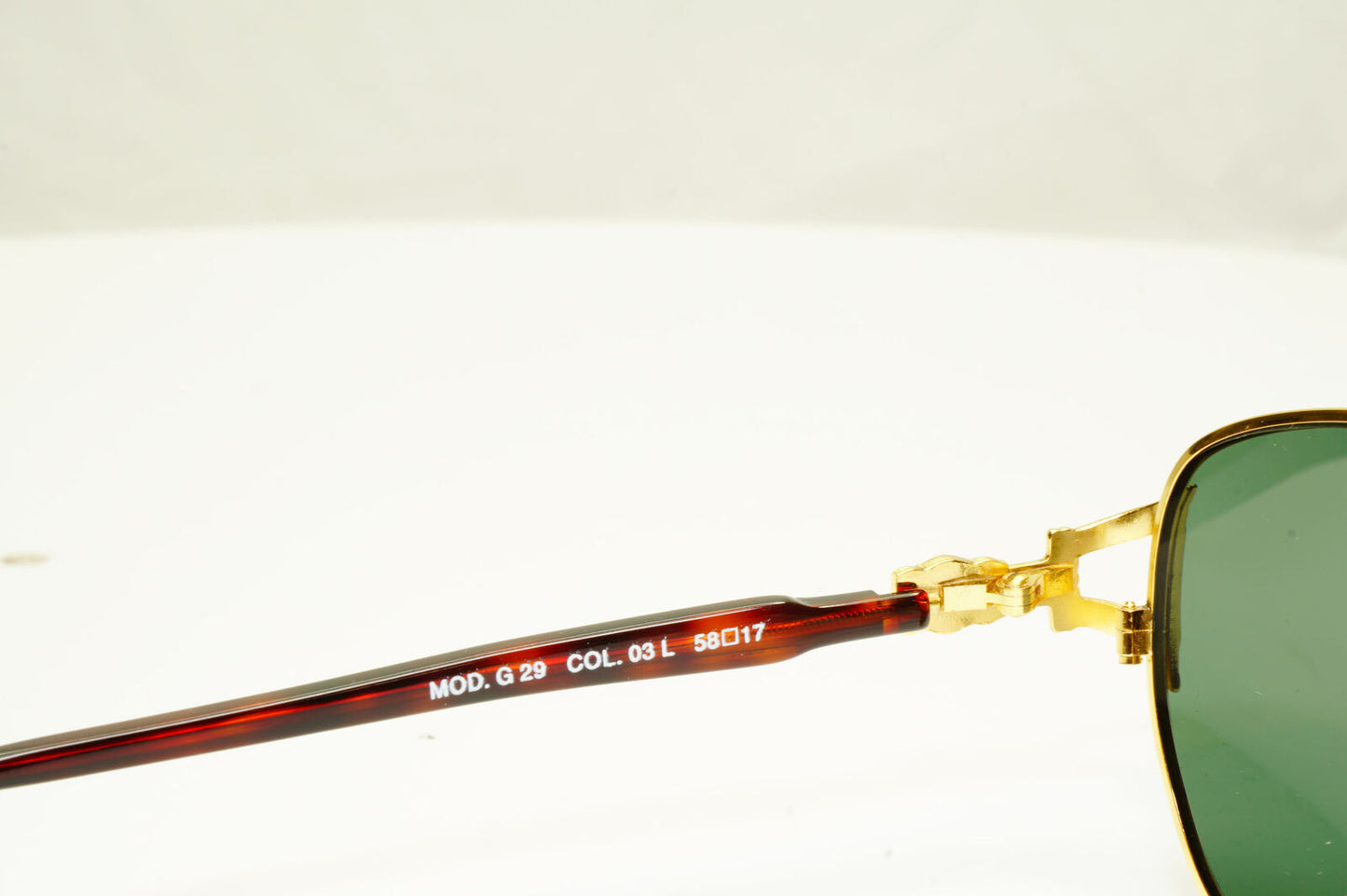 Gianni Versace 1995 Vintage Gold Medusa Green Brown Sunglasses MOD G29 COL 03L