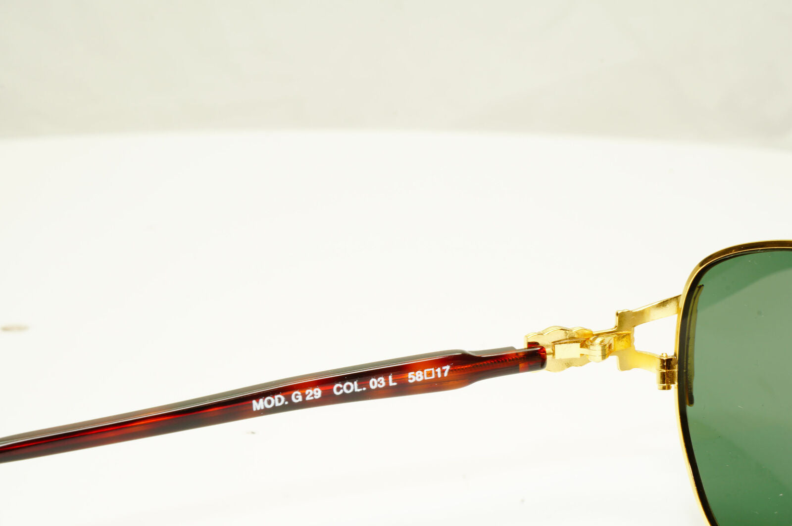 Gianni Versace 1995 Vintage Gold Medusa Green Brown Sunglasses MOD G29 COL 03L