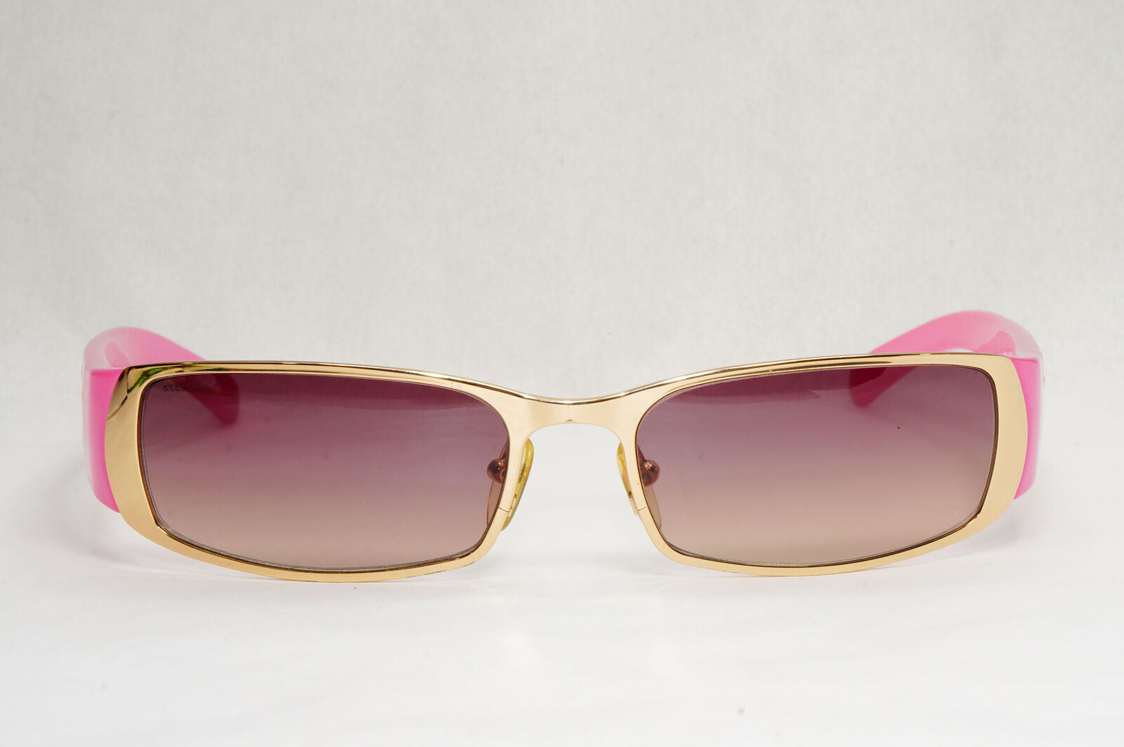 Prada Sunglasses 2006 Vintage Pink Gold Rectangle PR55GS SPR 55G 5AK-6S1 180124