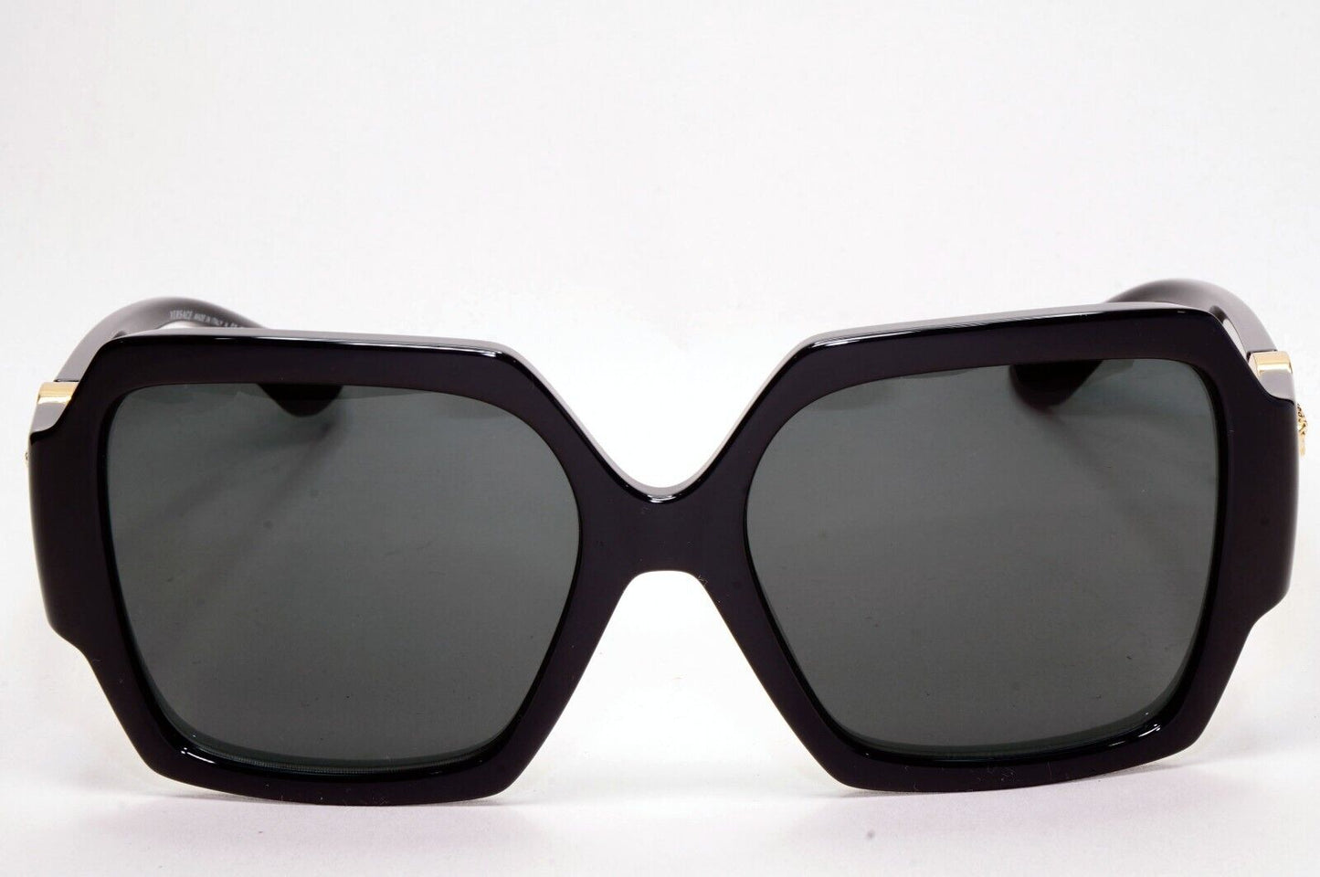 Versace Sunglasses Black Oversized Square Gold Medusa Large MOD VE 4453 GB1/87