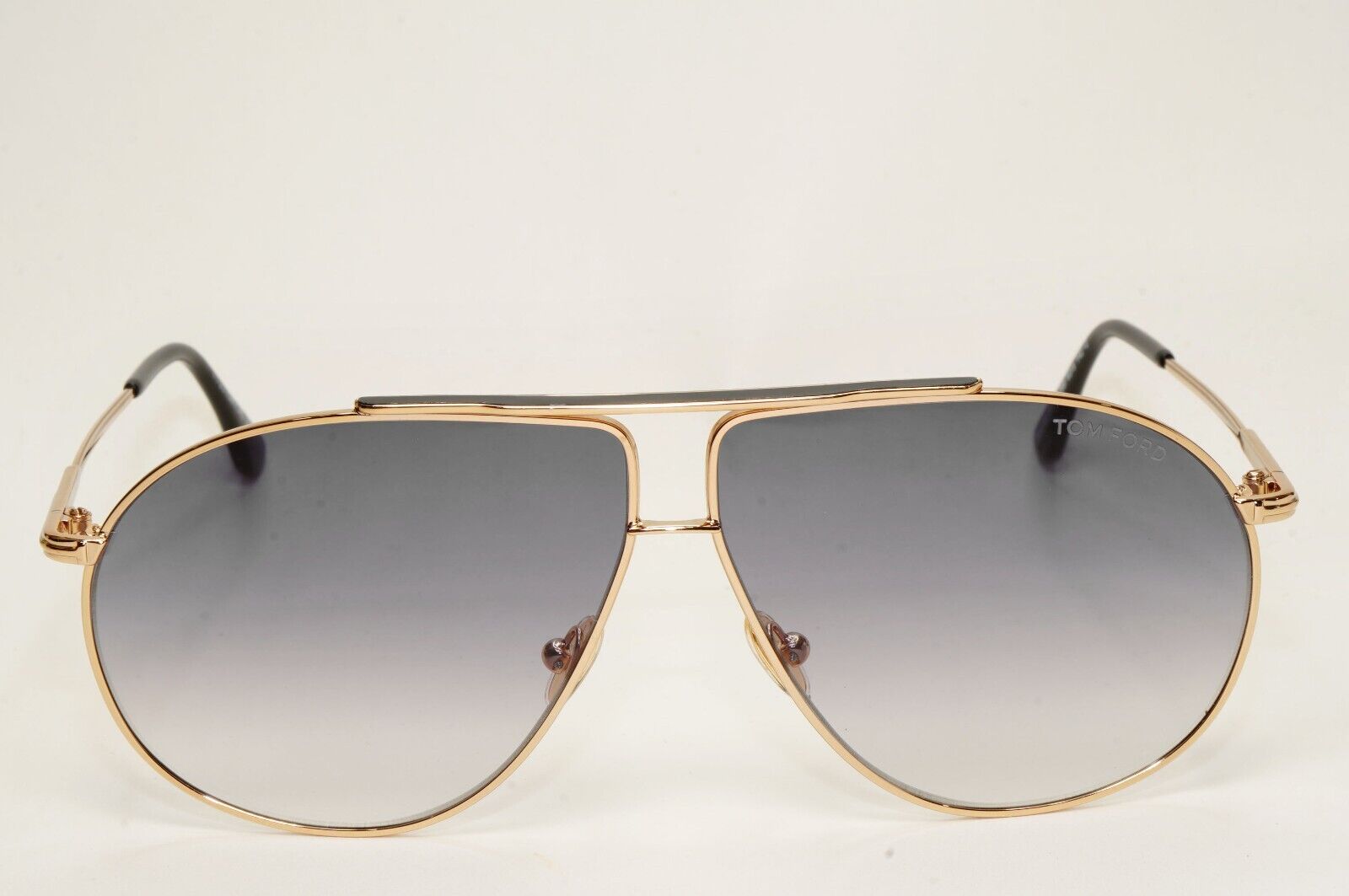 Tom Ford Sunglasses Riley-02 Gold Pilot Grey Gradient Metal FT0825 TF 825 28B