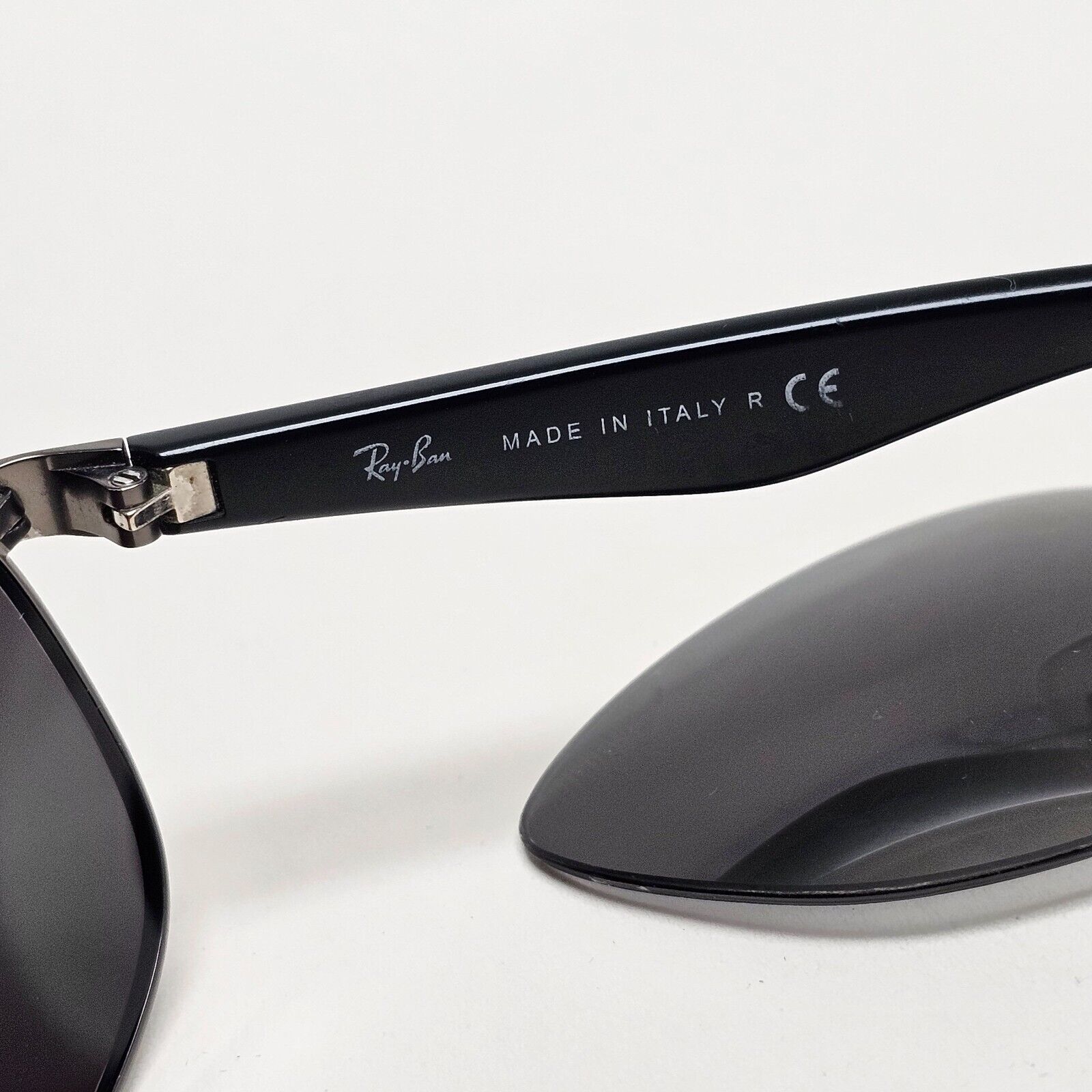 Ray-Ban Sunglasses with Custom Lenses Black Gunmetal Pilot RB 3502 029/71 211124