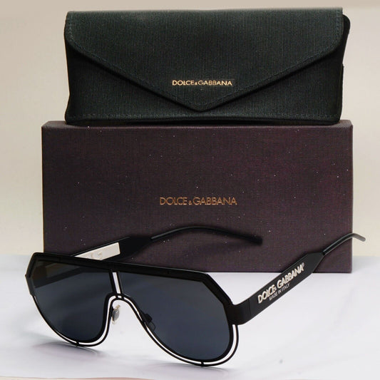 Dolce & Gabbana 2021 Black Pilot Metal Sunglasses DG 2231 3276/87 270924
