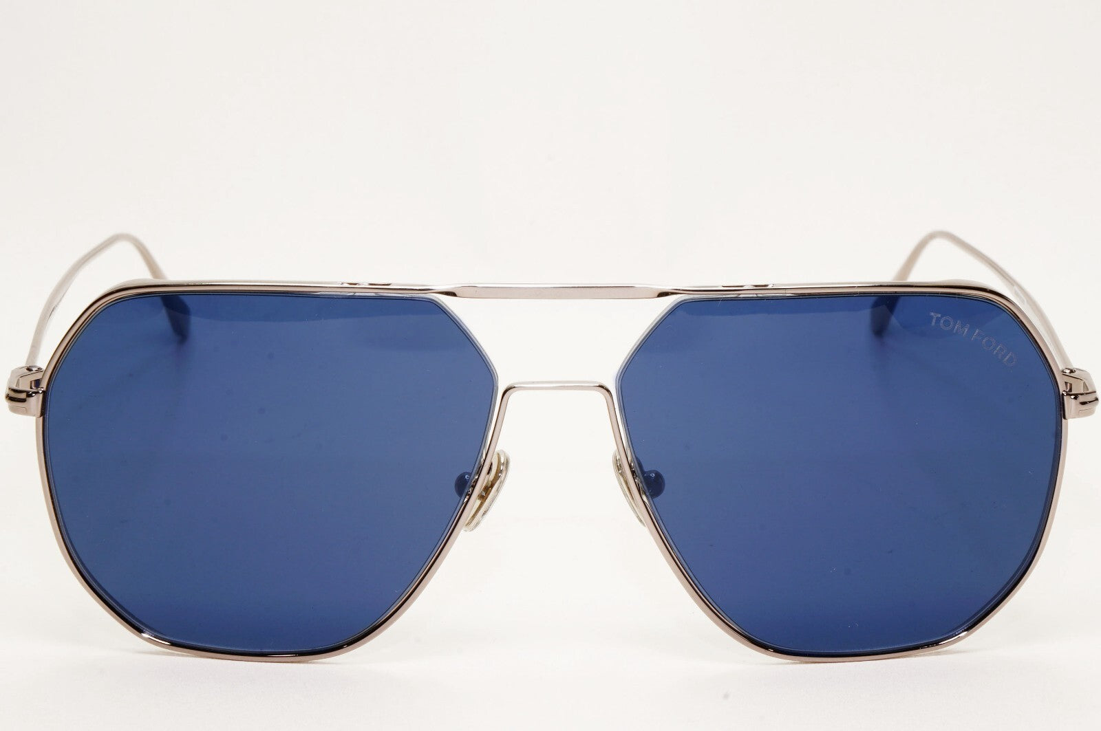 Tom Ford Sunglasses Gilles-02 Gunmetal Blue Navigator Pilot TF 852 14V 61mm