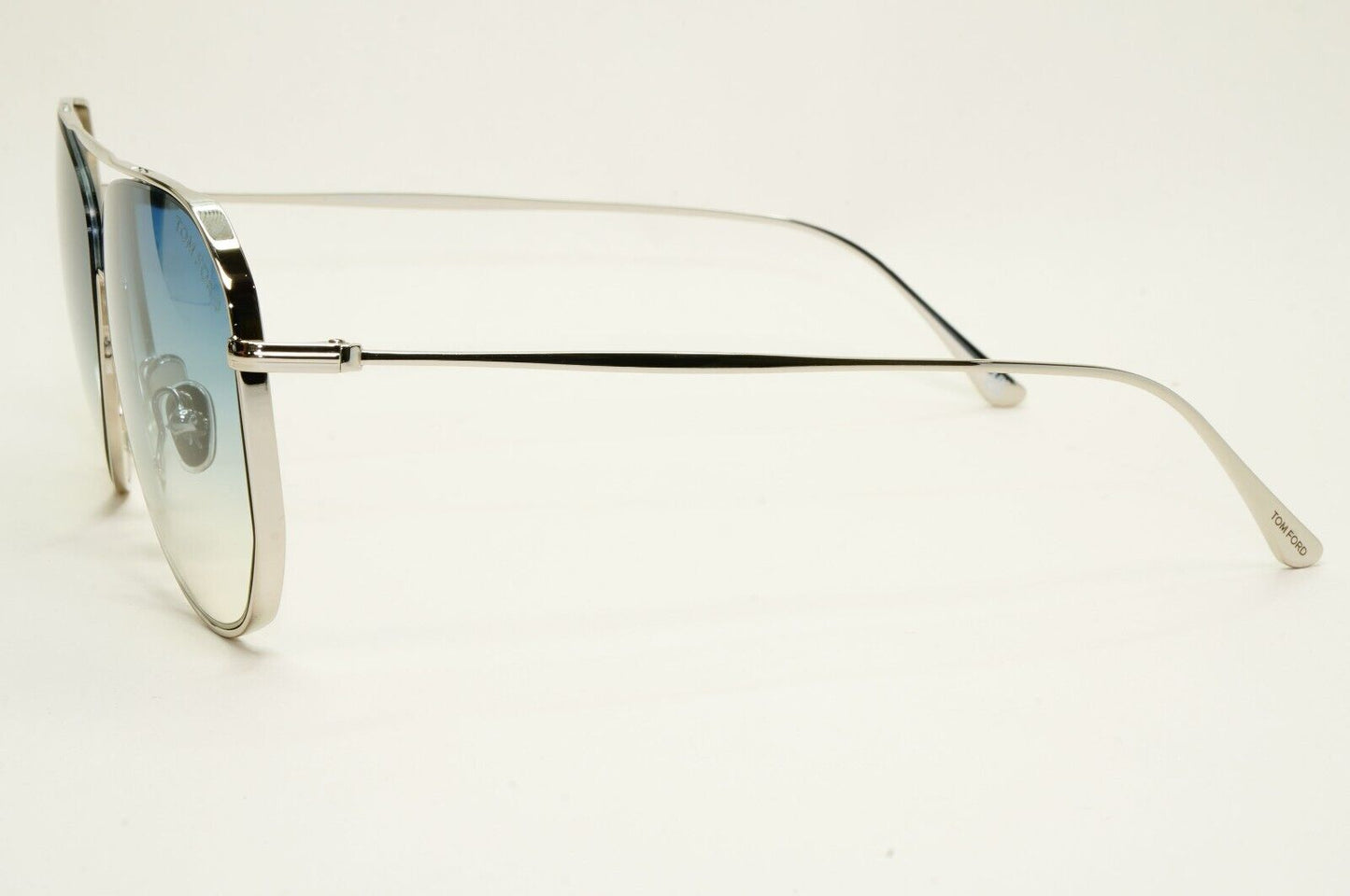 Tom Ford Sunglasses Charles-02 Silver Blue Gradient Square FT0853 TF 853 16W
