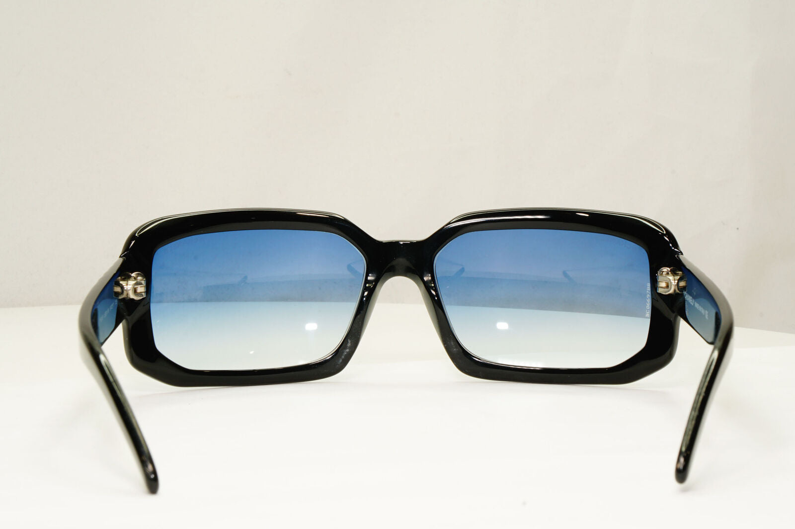 Chanel 2008 Vintage Sunglasses Black Blue Crystal 5063-B c.501/19 221122