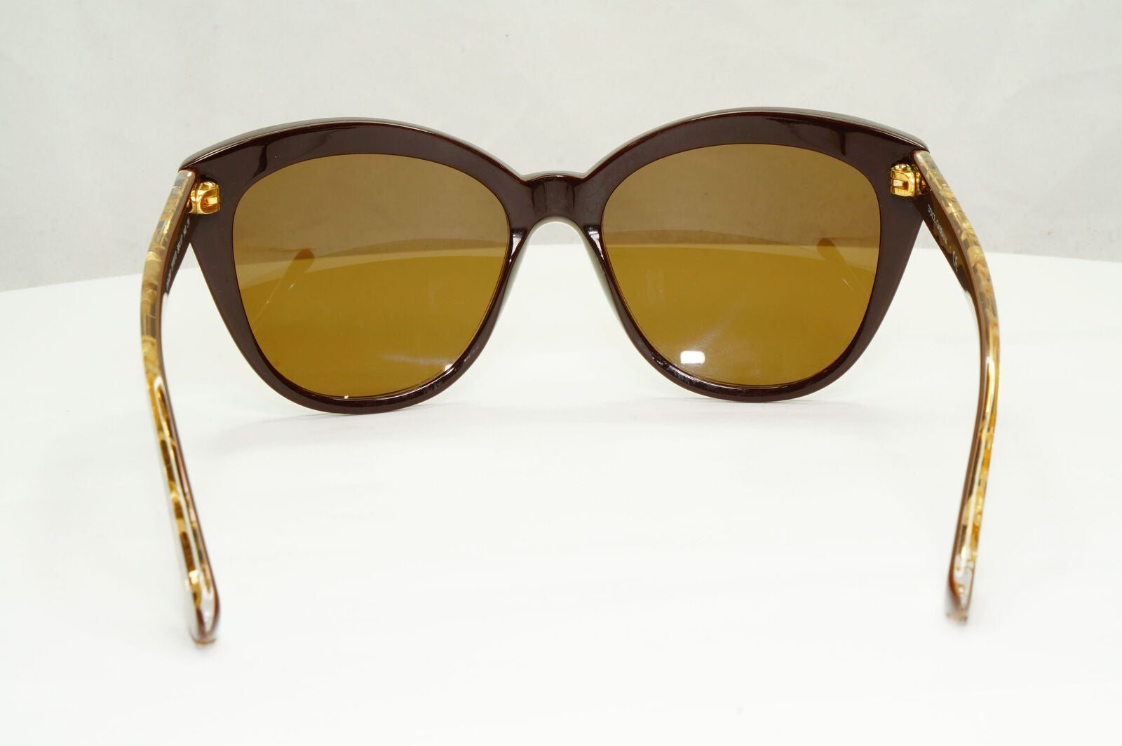 Dolce & Gabbana 2015 Sunglasses Gold Leaf Brown Square DG 4250 2918/13 151222