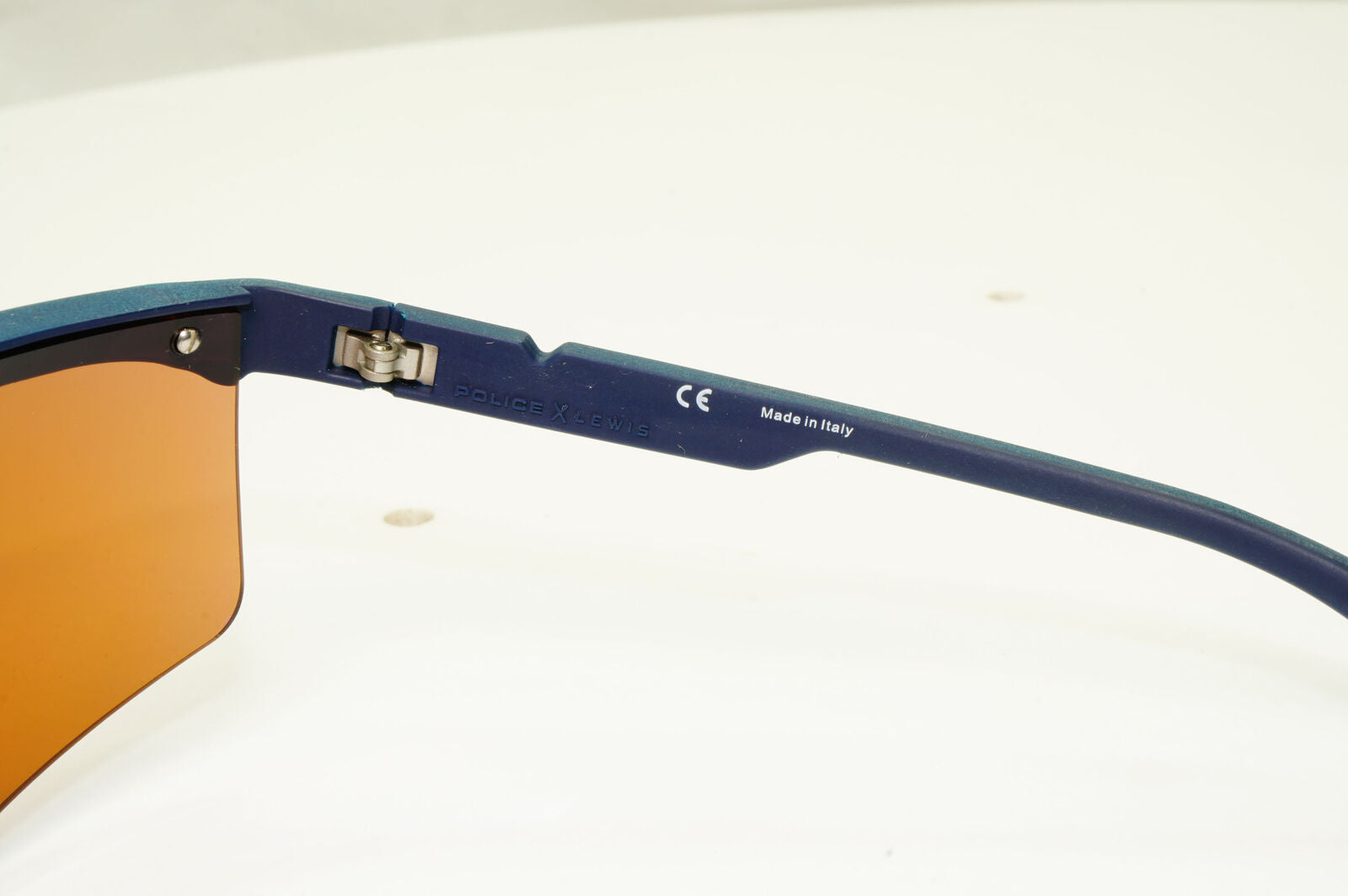Police Lewis Hamilton F1 Sunglasses Blue Mirror Shield Visor SPL A28 COL 6C9B