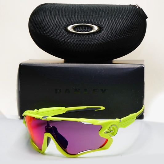 Oakley Sunglasses Jaw Breaker Green Retina Burn Prizm Road Shield OO 9290 2631
