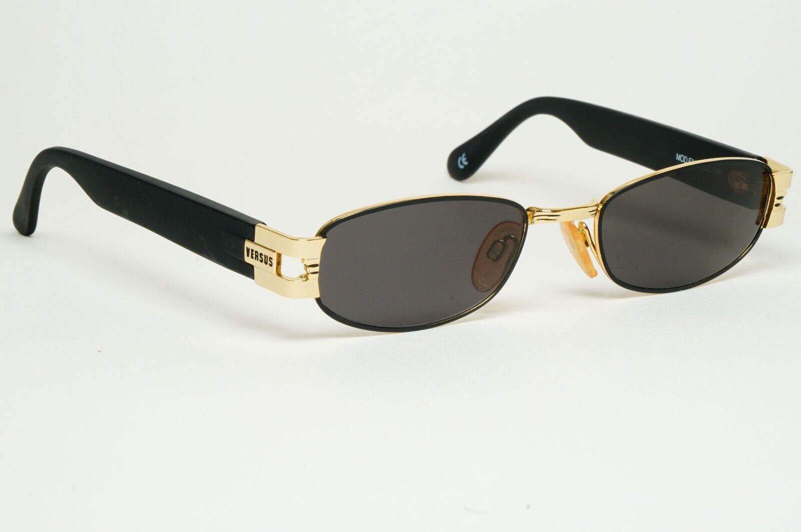 Versus Sunglasses 1996 by Gianni Versace Vintage Black Gold MOD F31 COL 39M