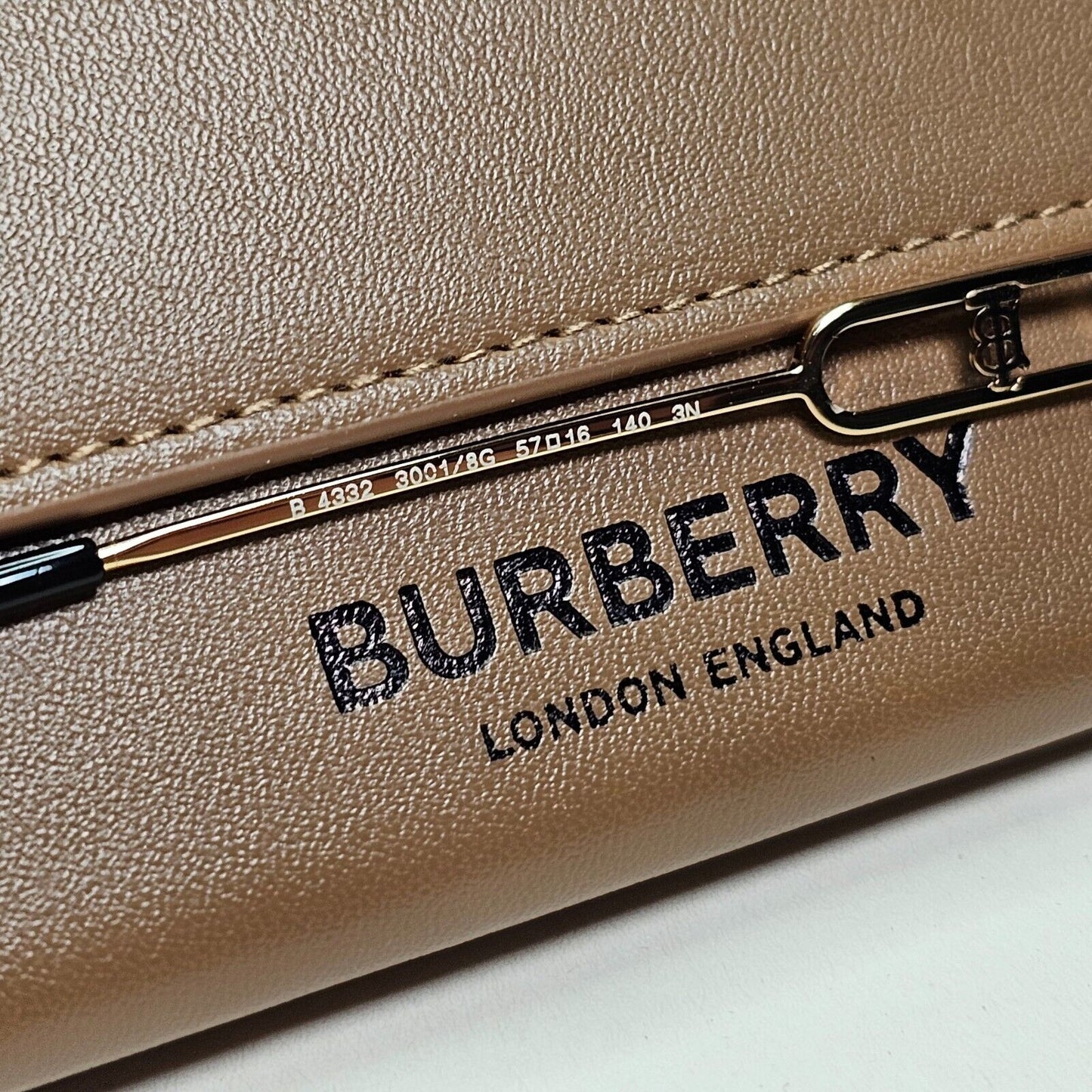 Burberry Sunglasses Luna Black Square Grey Gradient BE 4332 3001/8G 57mm