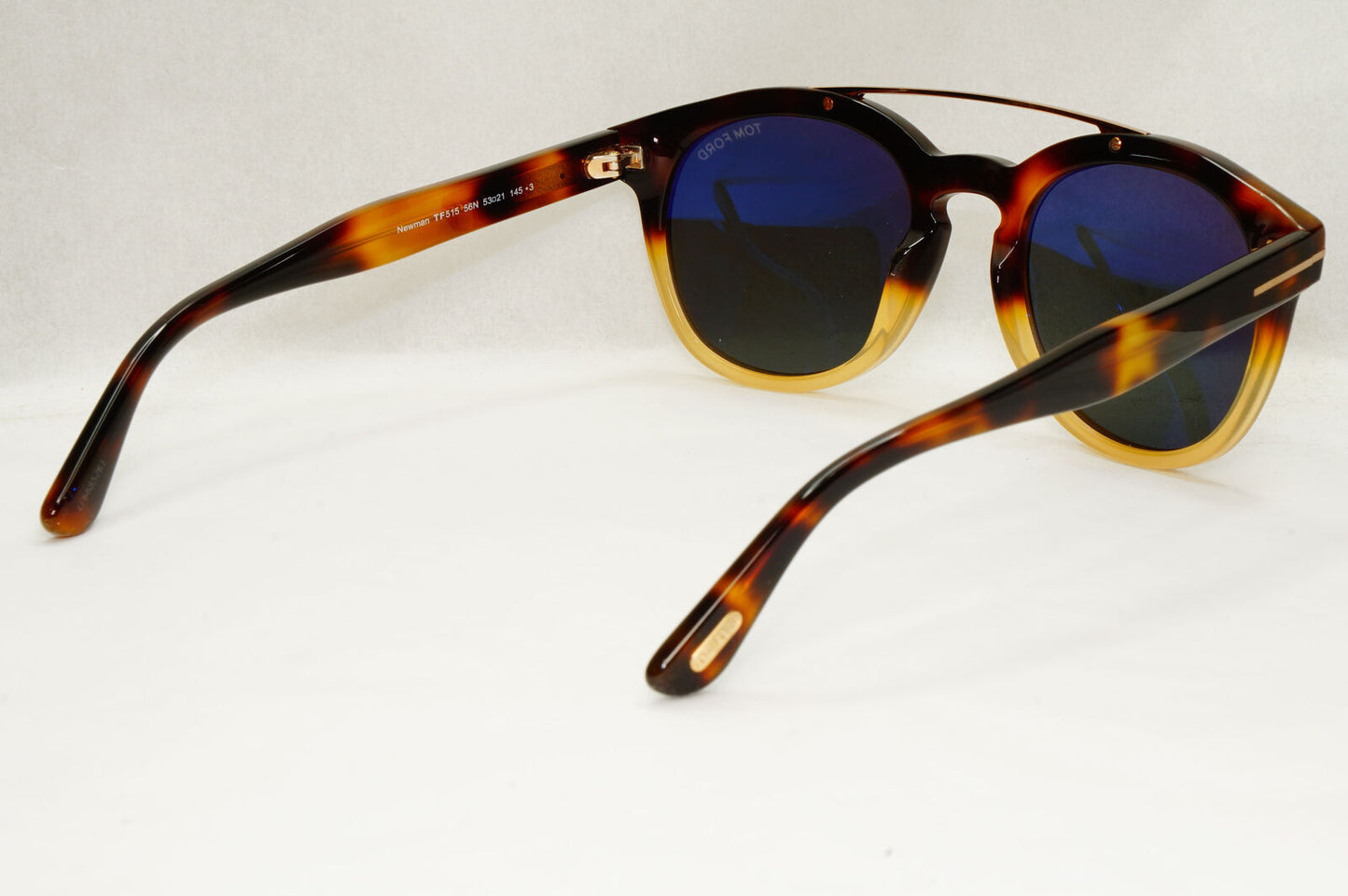 Tom Ford Sunglasses Newman Brown Green Gold Tortoiseshell FT0515 TF515 56N 53mm
