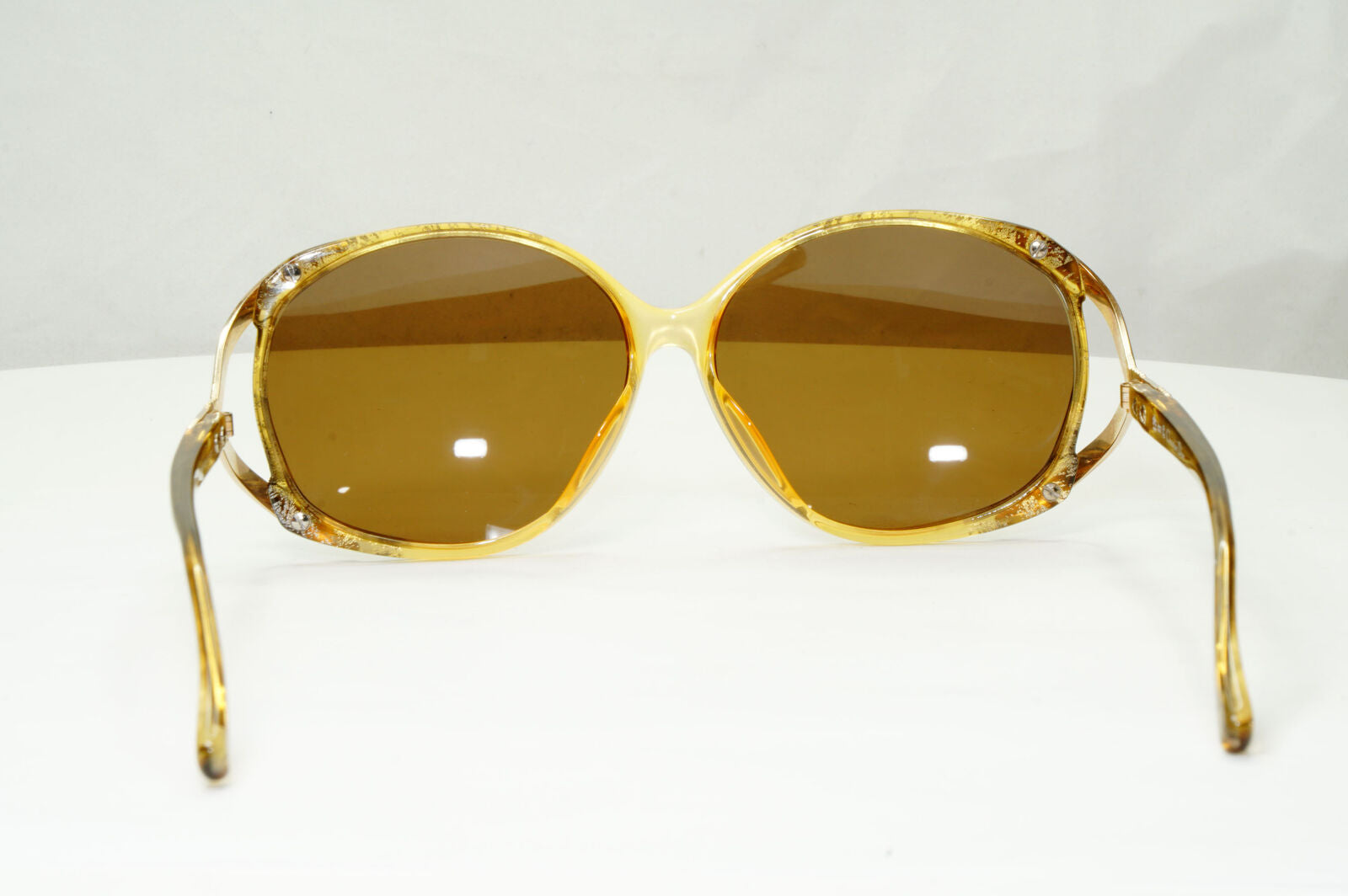 Dior 1990s Vintage Sunglasses Germany Gold Honey Transparent 2520 20 071222