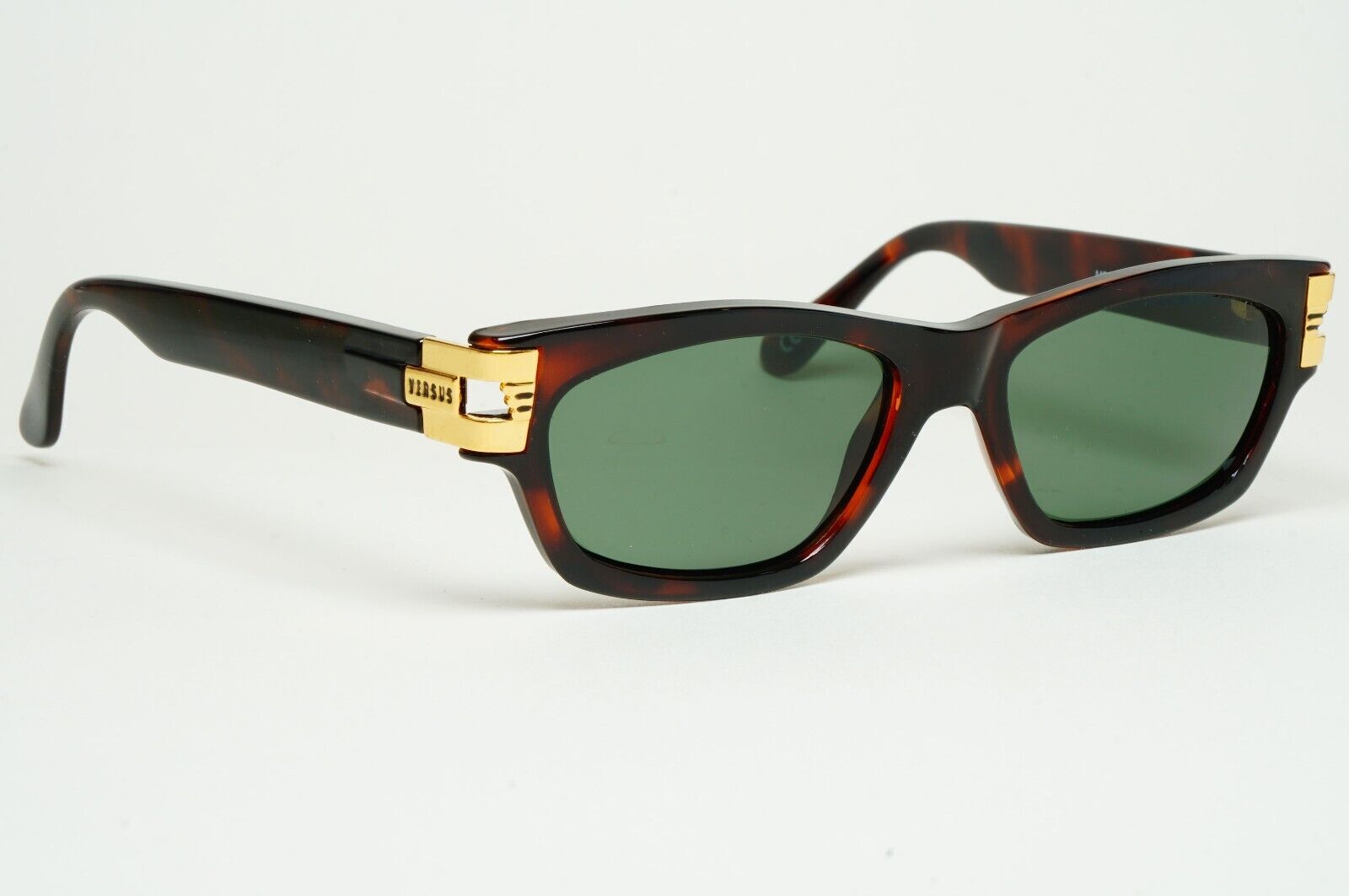 Versus Sunglasses 1996 by Gianni Versace Vintage Brown Green MOD E29 COL 649 [A]