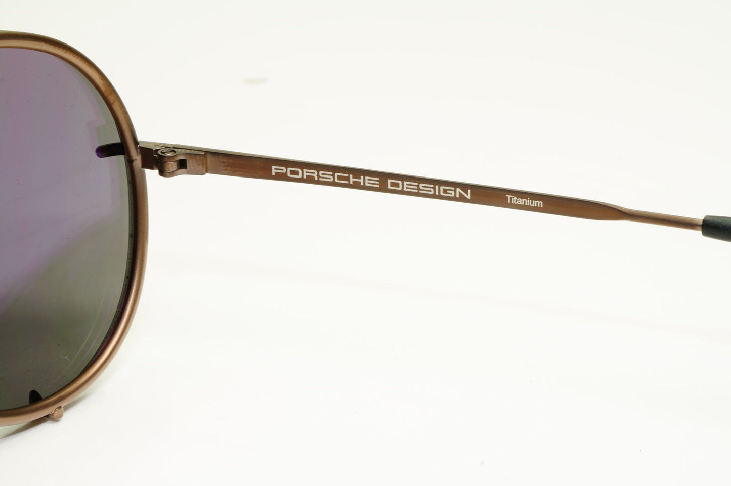 Porsche Design Titanium Japan Sunglasses Pilot Copper P8478 E 60mm Small Unisex