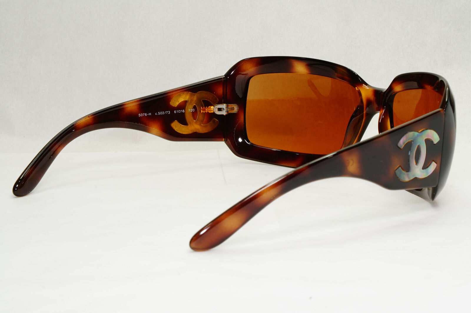 Chanel Sunglasses Mother of Pearl Vintage 2006 Brown 5076-H c.502/73 120124