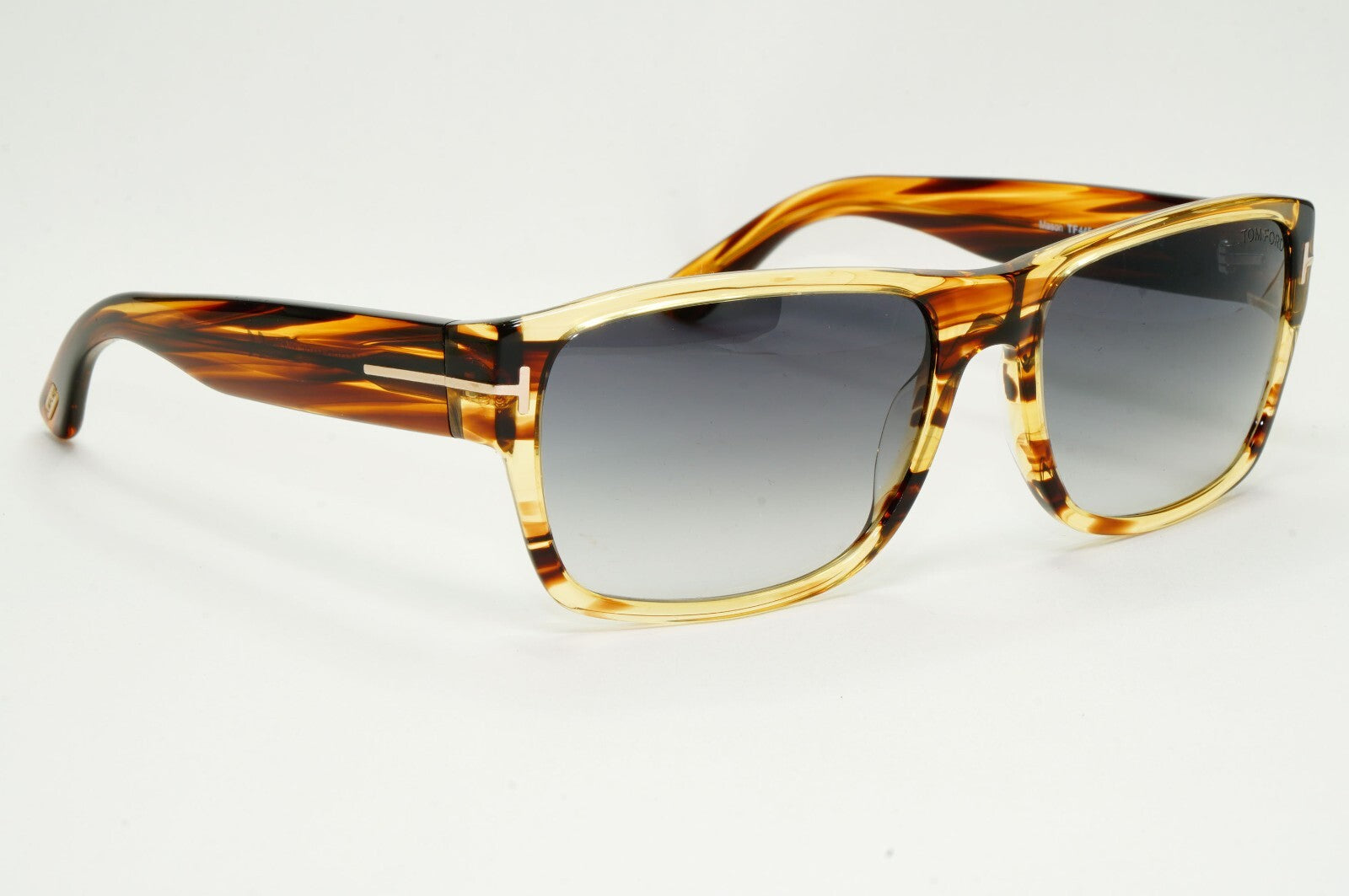Tom Ford Sunglasses Mason Honey Brown Transparent Grey FT0445 TF 445 50B 58mm A