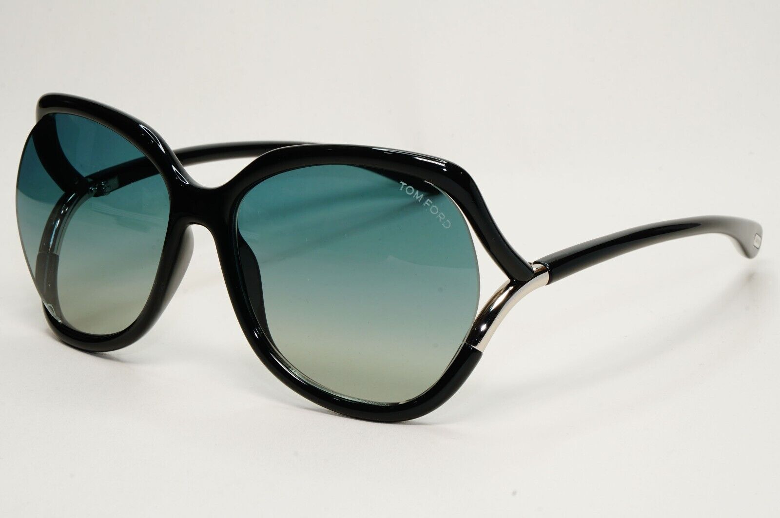 Tom Ford Sunglasses Anouk-02 Black Green Grey Gradient Square FT0578 TF 578 01B