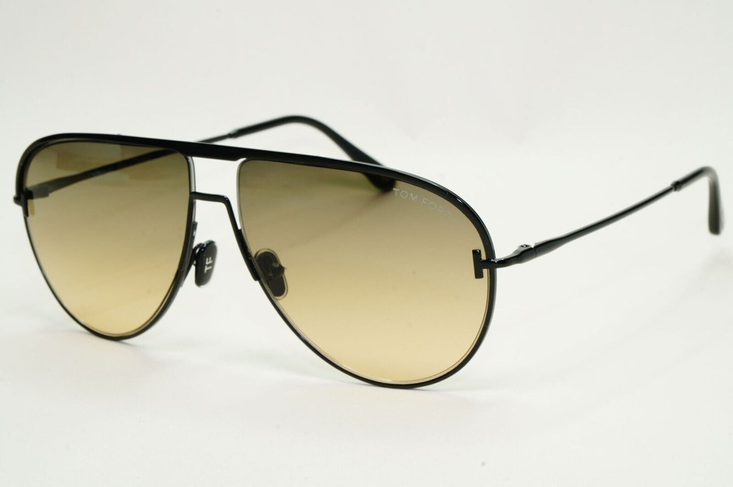Tom Ford Sunglasses Theo Black Brown Gradient Pilot FT0924 TF 924 01B 60mm