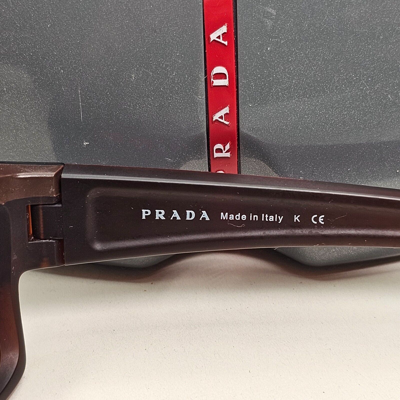 Prada Sunglasses 2007 Vintage Rectangle Brown PS05IS SPS 05I ZVF-6S1 061024