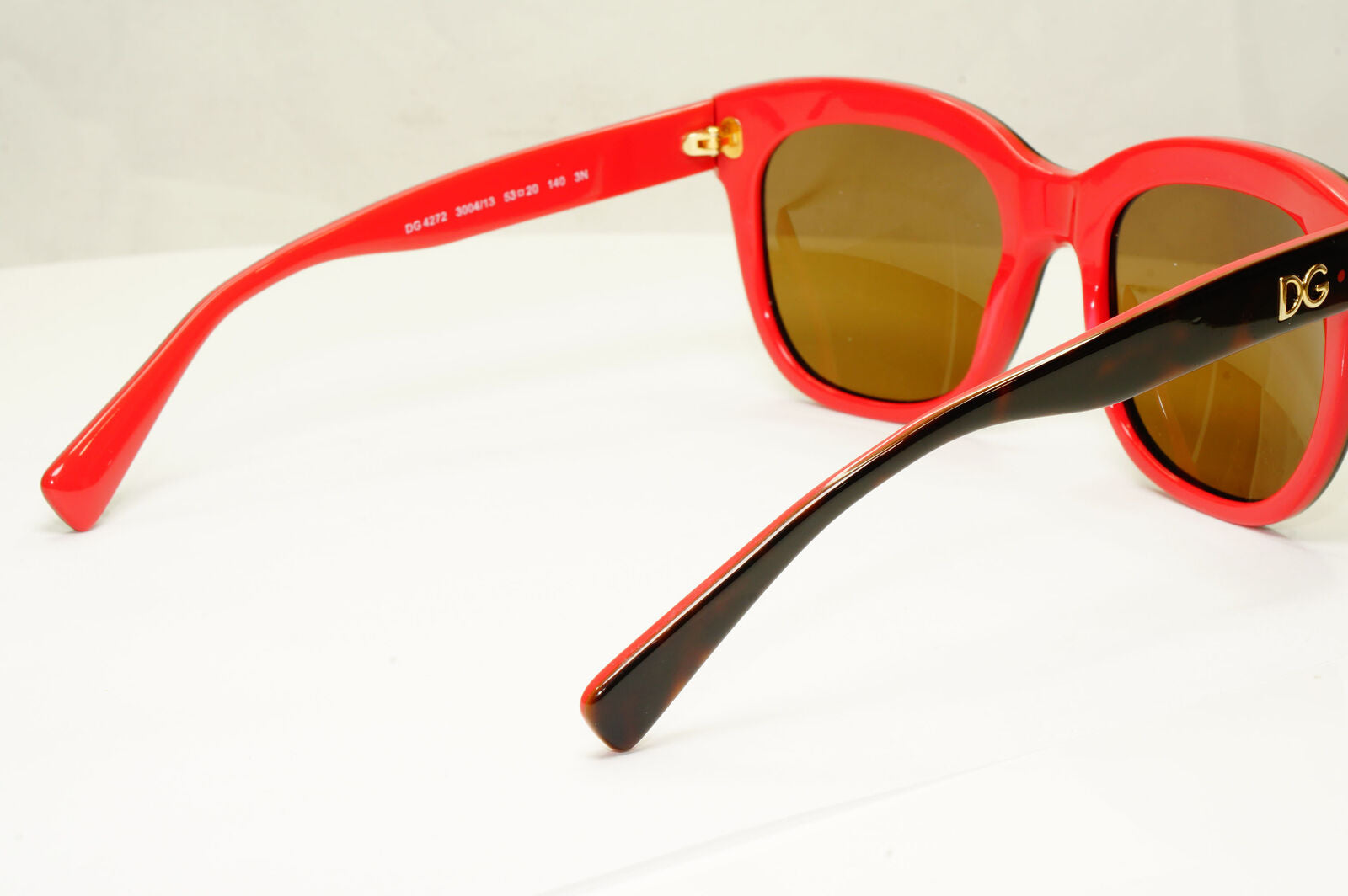 Authentic Dolce & Gabbana Womens Sunglasses Gold Brown DG 4272 3004/13 240122