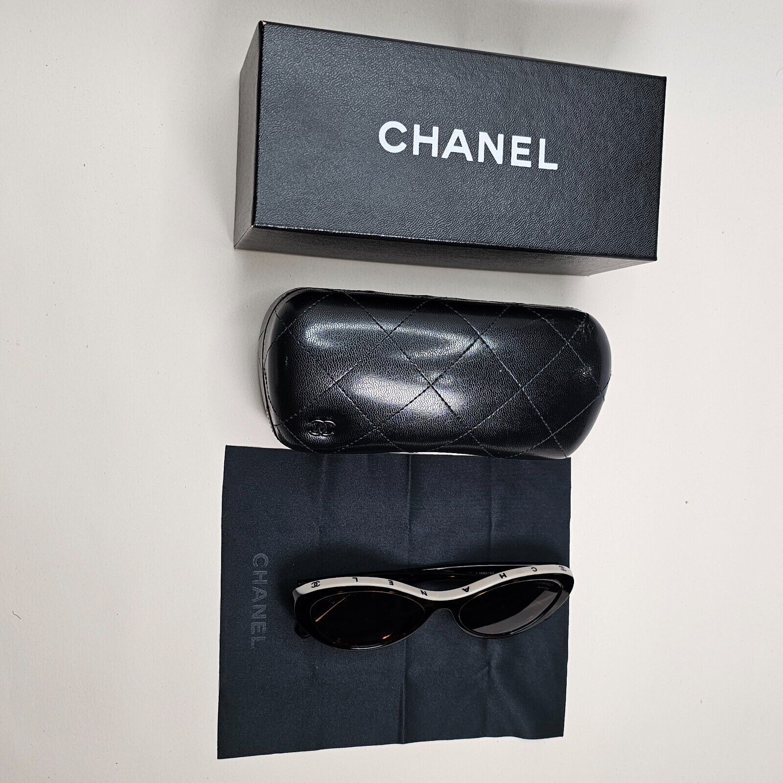 Chanel Sunglasses Polarised Letters Brown Tortoise Beige 5416 c.1682/S9 57mm
