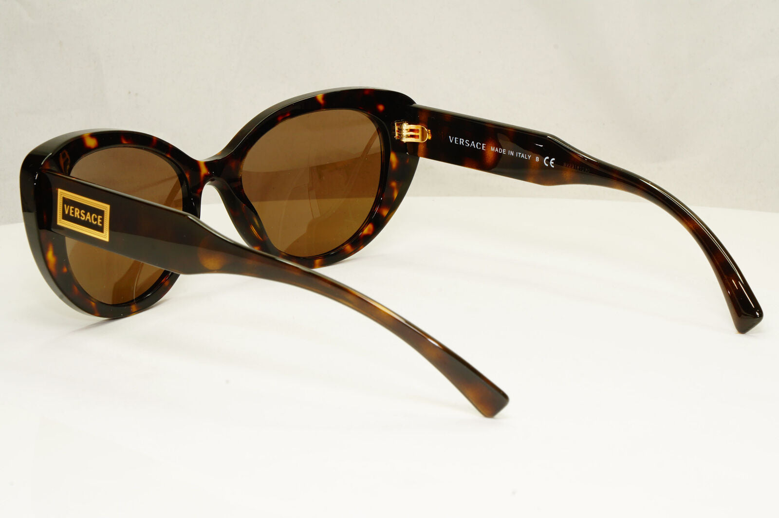Versace Womens Brown Sunglasses Square Havana Tortoiseshell MOD 4378 108/73
