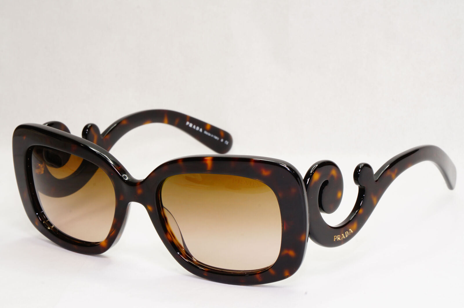 Prada Sunglasses Baroque Swirl Brown Square PR27OS SPR 27O 2AU-6S1 141223