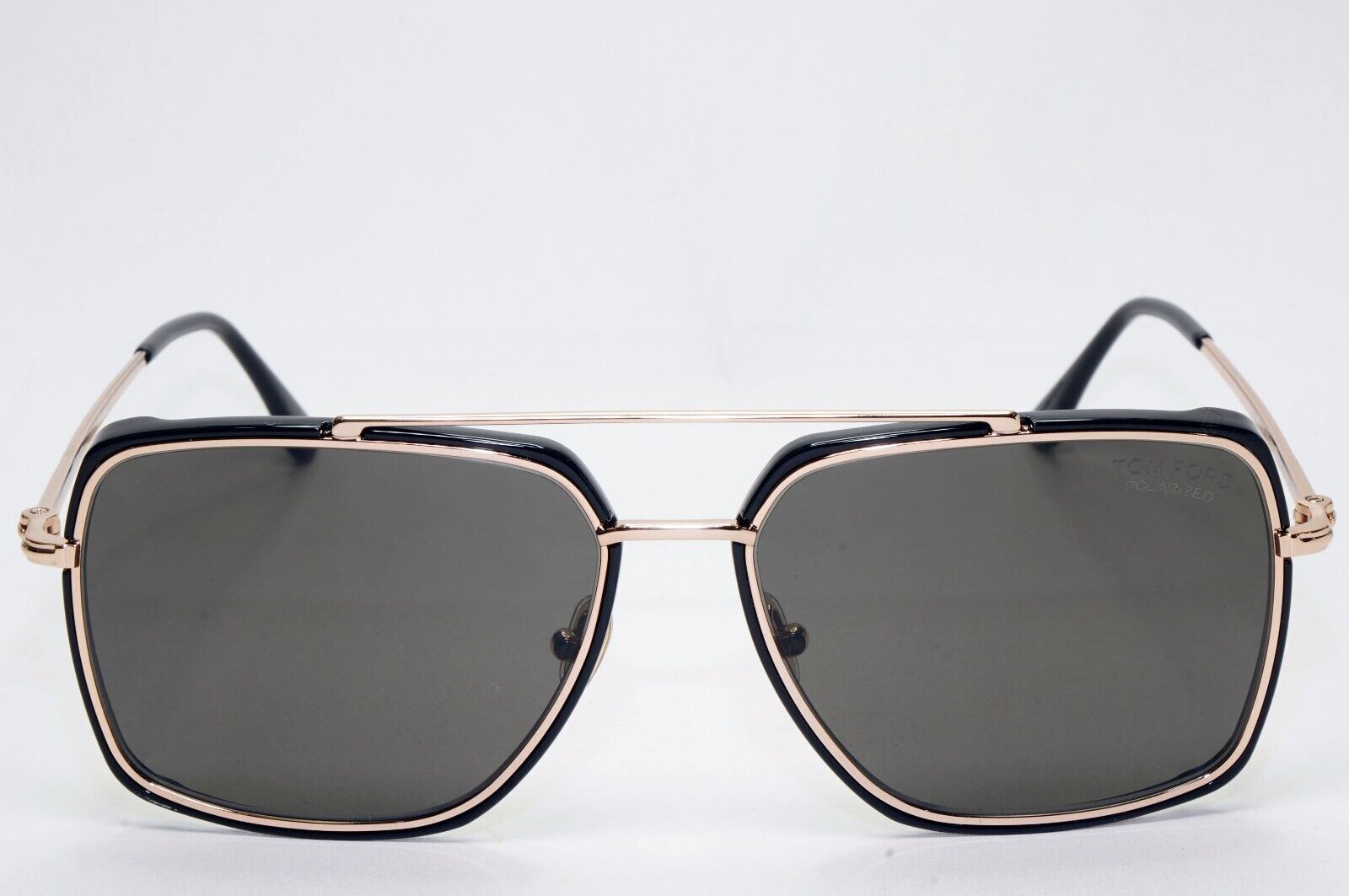 Tom Ford Sunglasses Lionel Polarised Gold Black Navigator FT0750 TF 750 01D 60mm