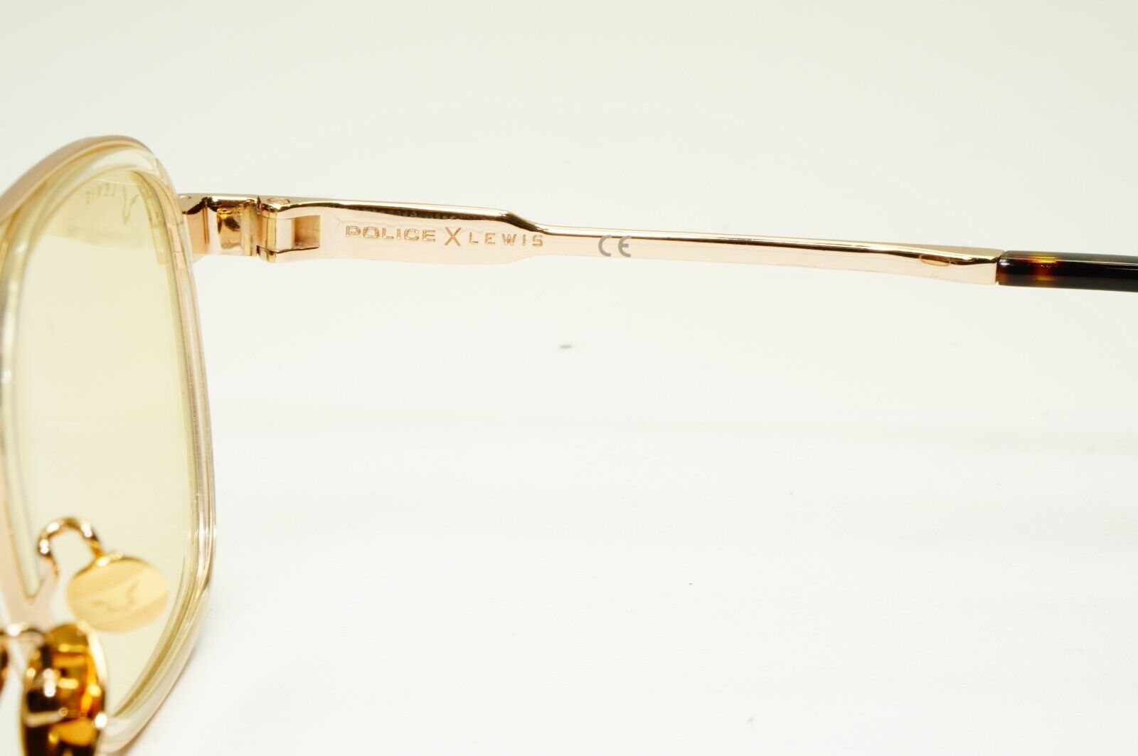 Police Lewis Hamilton F1 Sunglasses Gold Pilot Mirror Metal SPL C49 COL 846F