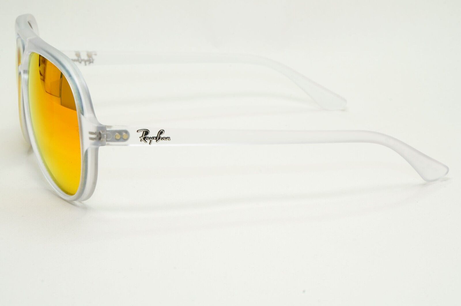 Ray-Ban Sunglasses 2010 Vintage CATS 5000 Transparent Orange RB 4125 646/69 59mm