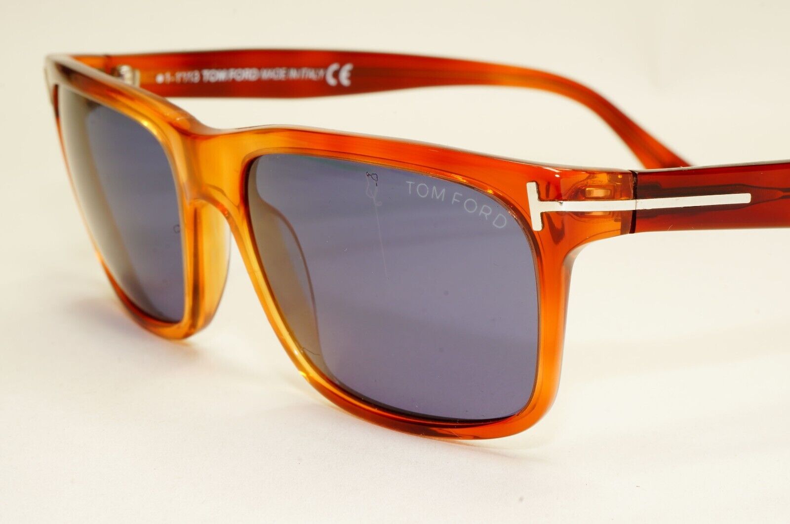 Tom Ford Sunglasses Hugh Brown Havana Square Gold FT0337 TF 337 52B 55mm