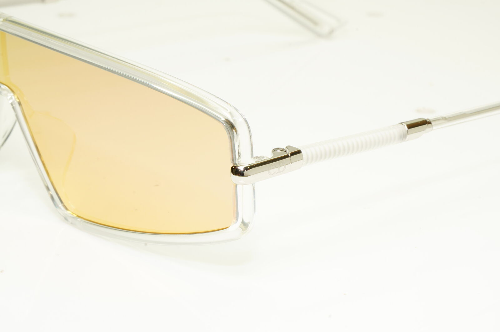 Authentic Dior Homme Mens Sunglasses Rose Gold Mirror Visor Shield Mercure 9000J