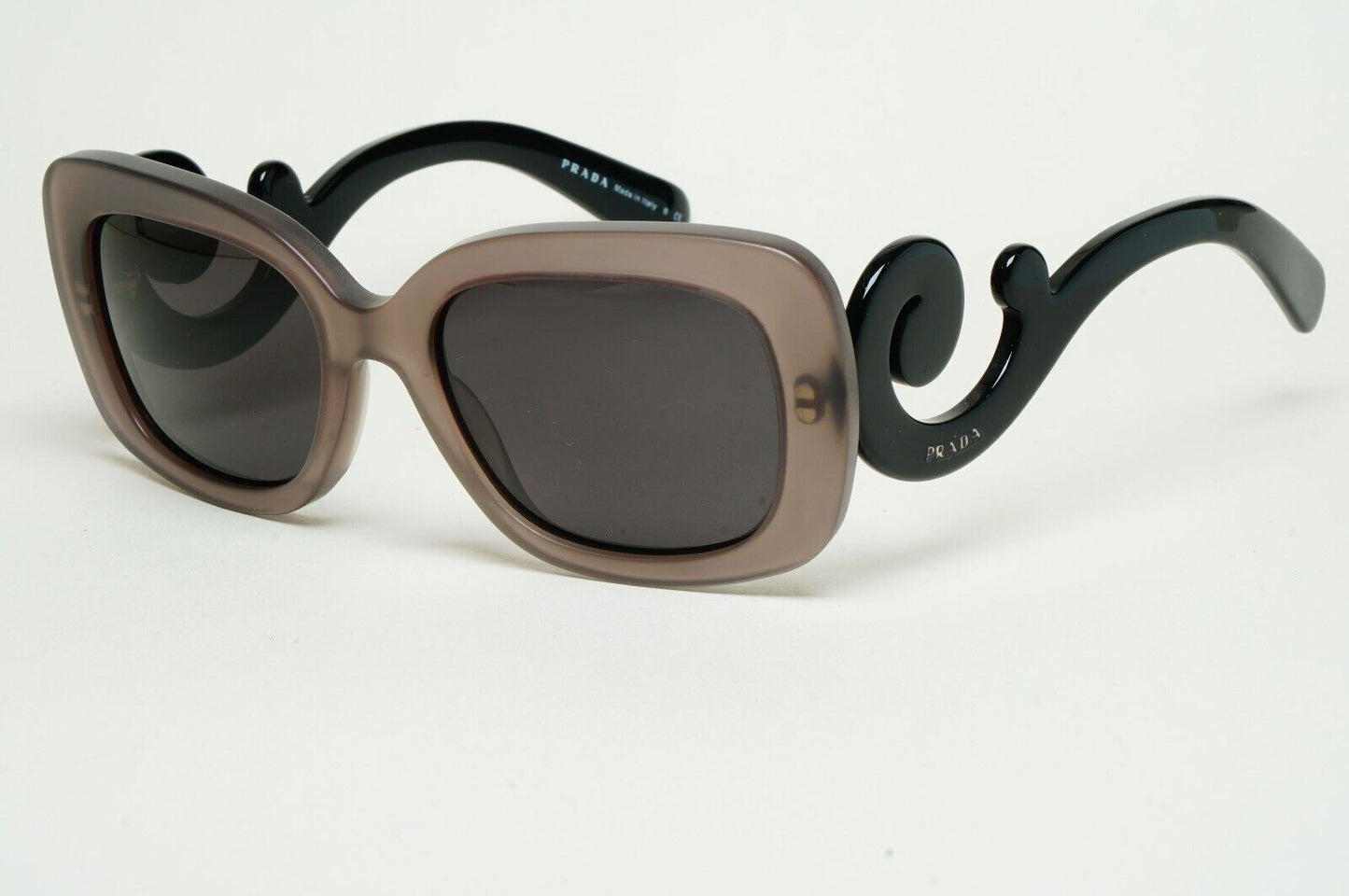 Prada Sunglasses Baroque Swirl Brown Black Square PR27OS SPR 27O UBV-4P0 250125