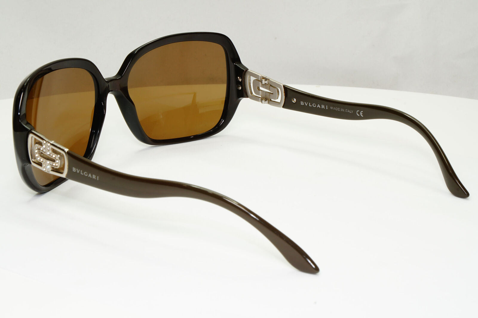 Bvlgari Diamante Brown Sunglasses Crystal Rhinestone 8020-B 897/13 091122