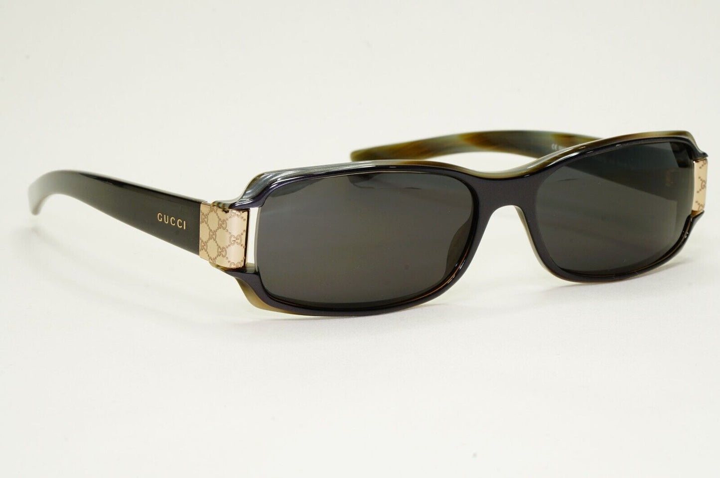 Gucci Sunglasses 1999 Vintage Black Grey Rectangle Small GG 2548/S NJ5 050824