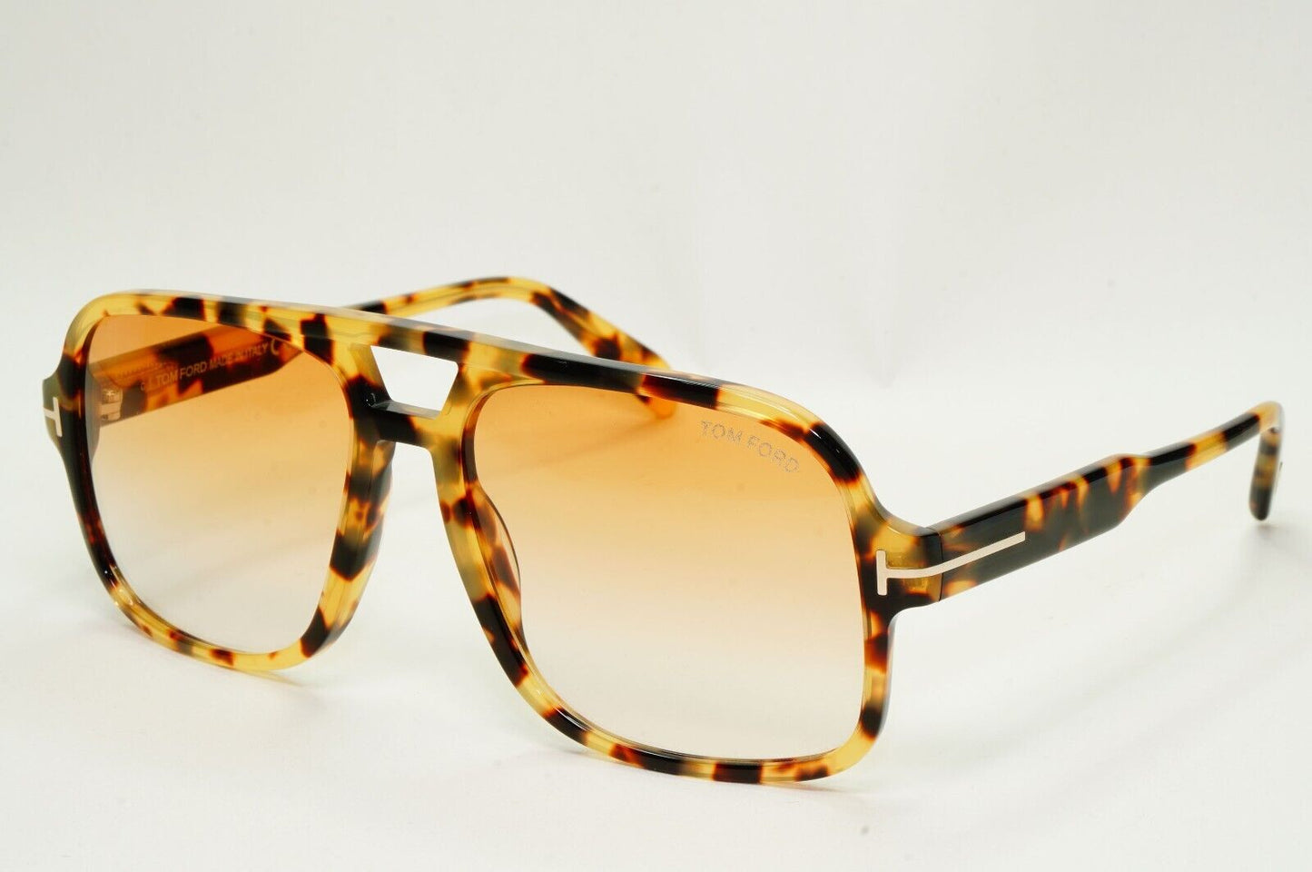 Tom Ford Sunglasses Falconer-02 Brown Havana Gradient Square FT0884 TF 884 56F